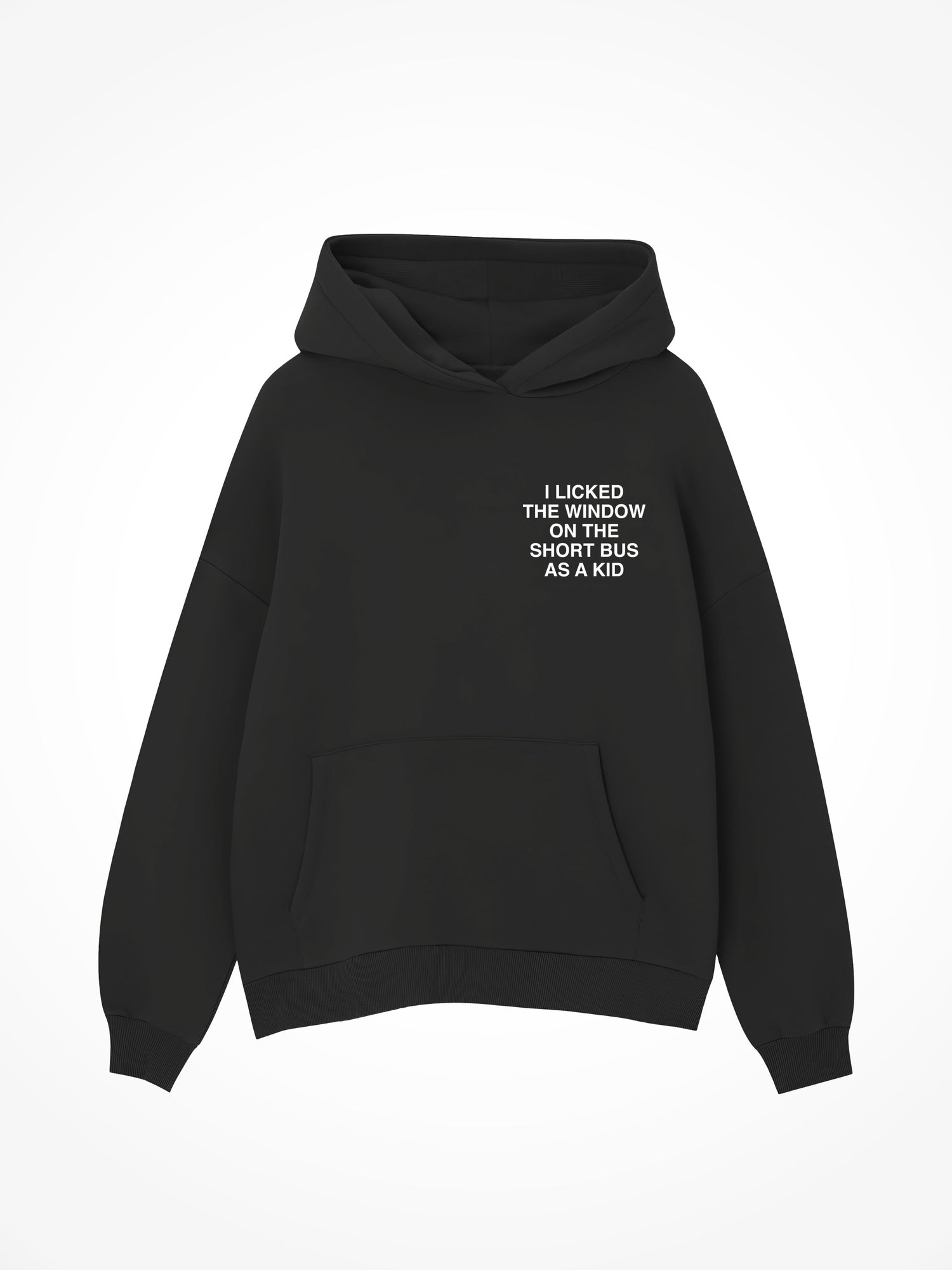 I Licked The Window - Black Hoodie