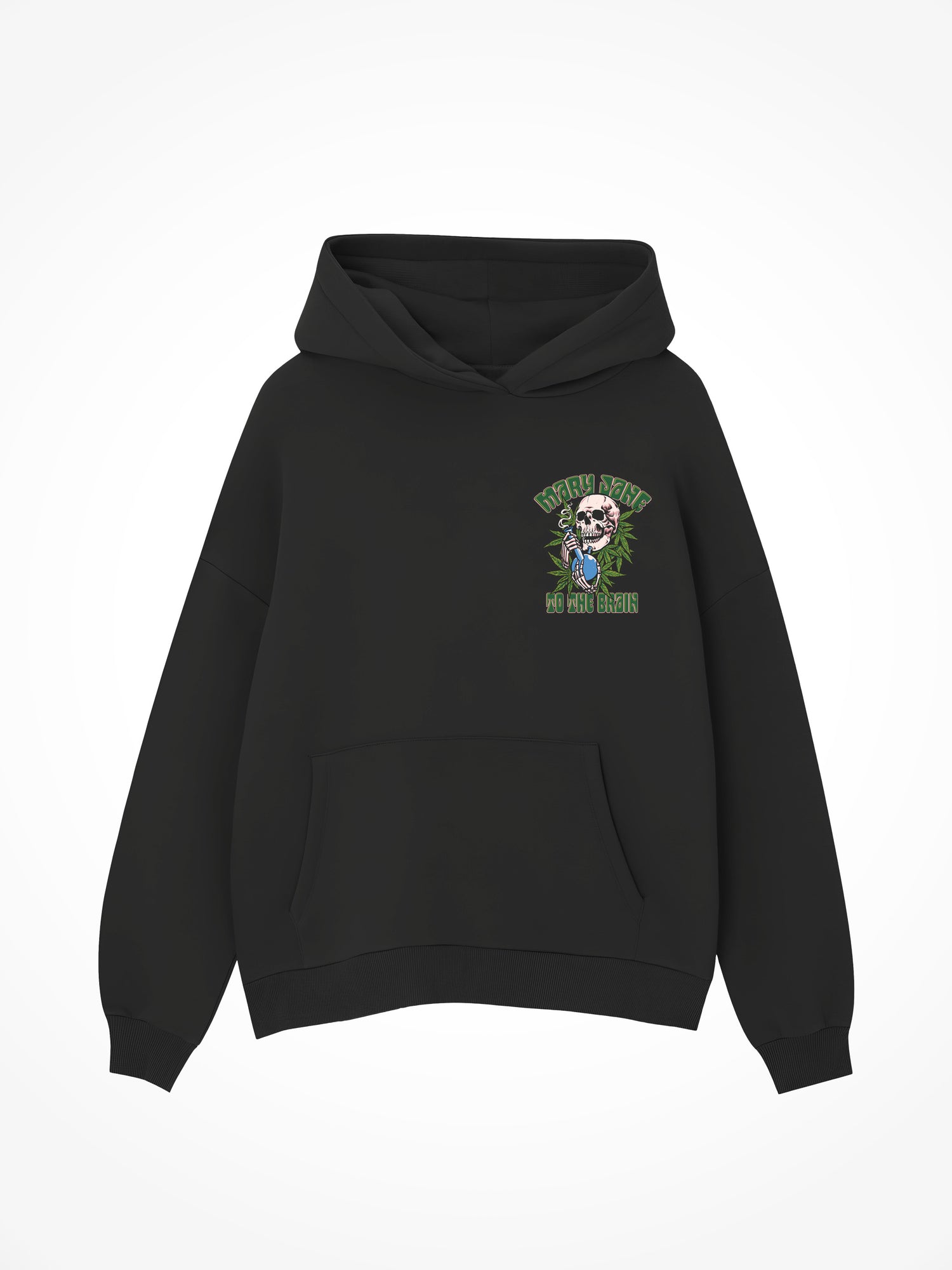 Mary Jane to the Brain - Black Hoodie