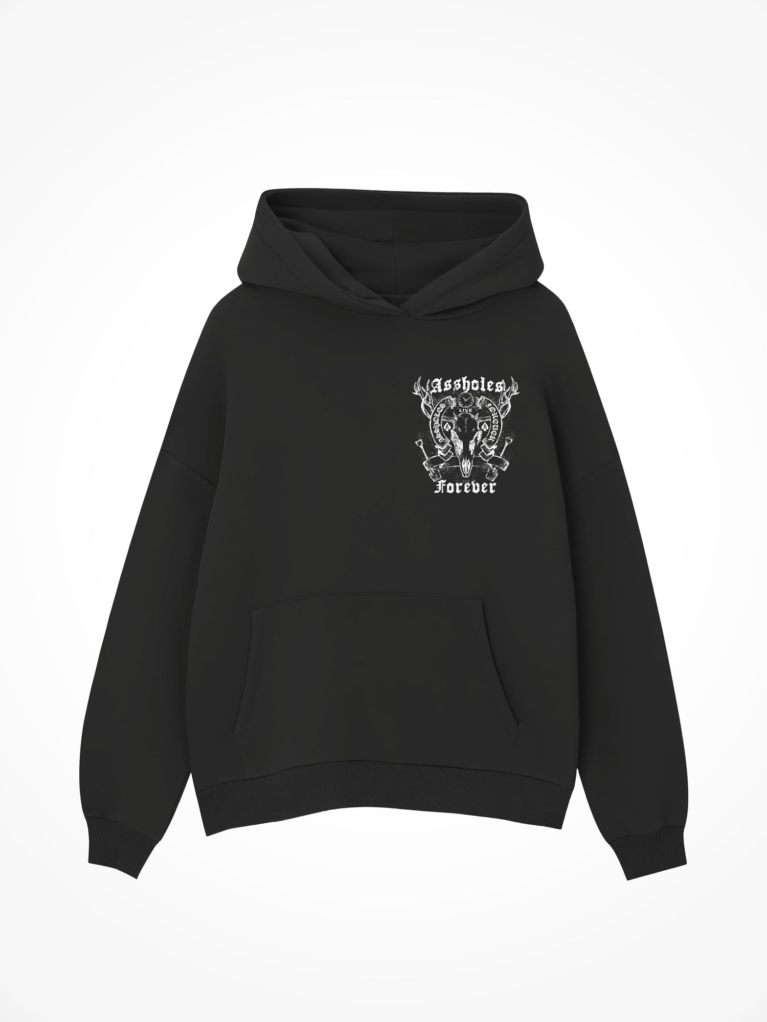 ALF Deer Skull - Black Hoodie