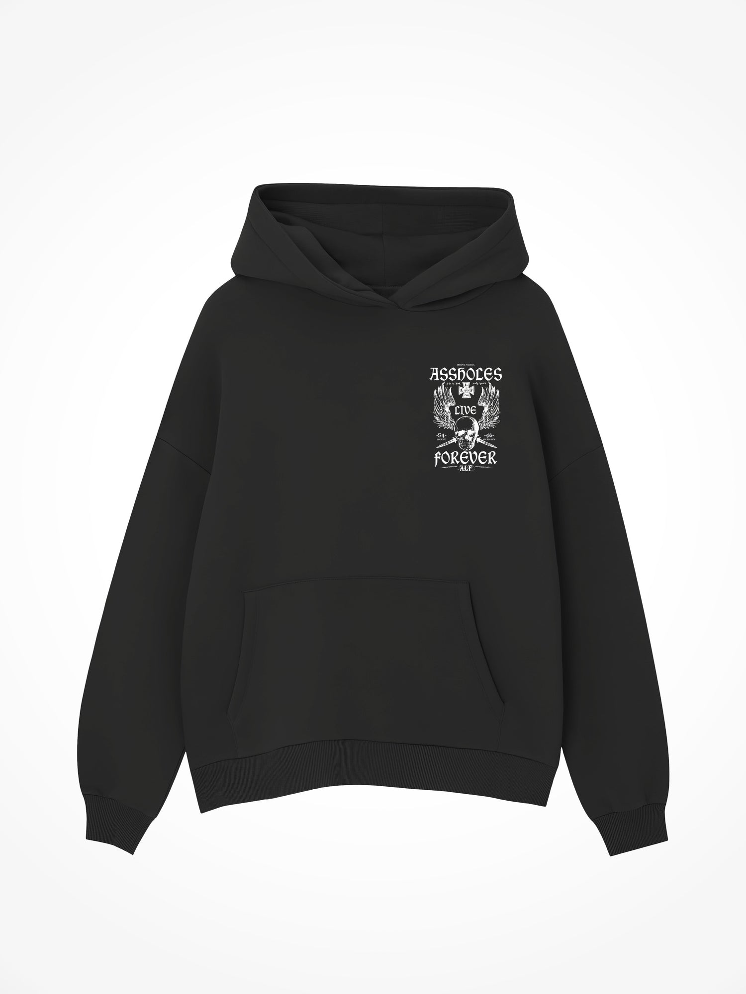 ALF Flying Skull - Black Hoodie