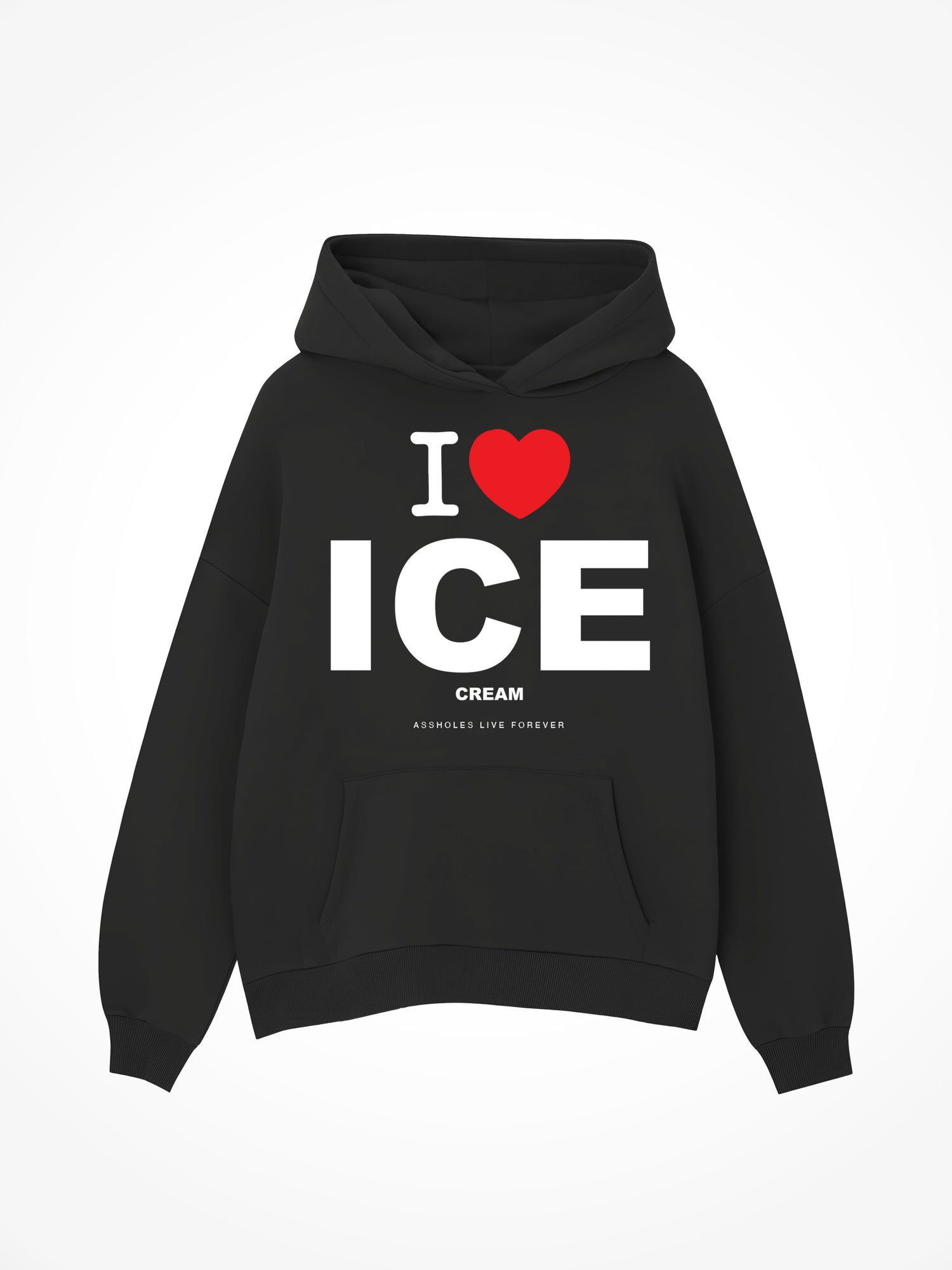 I Love Ice - Black Hoodie