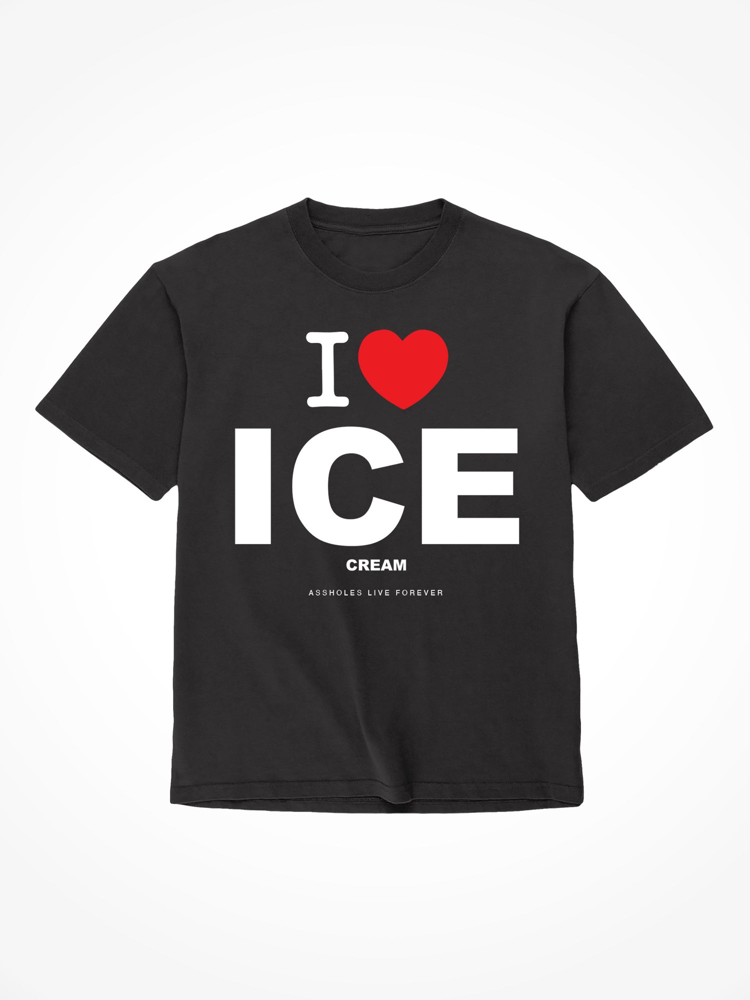 I Love Ice - Black T-Shirt