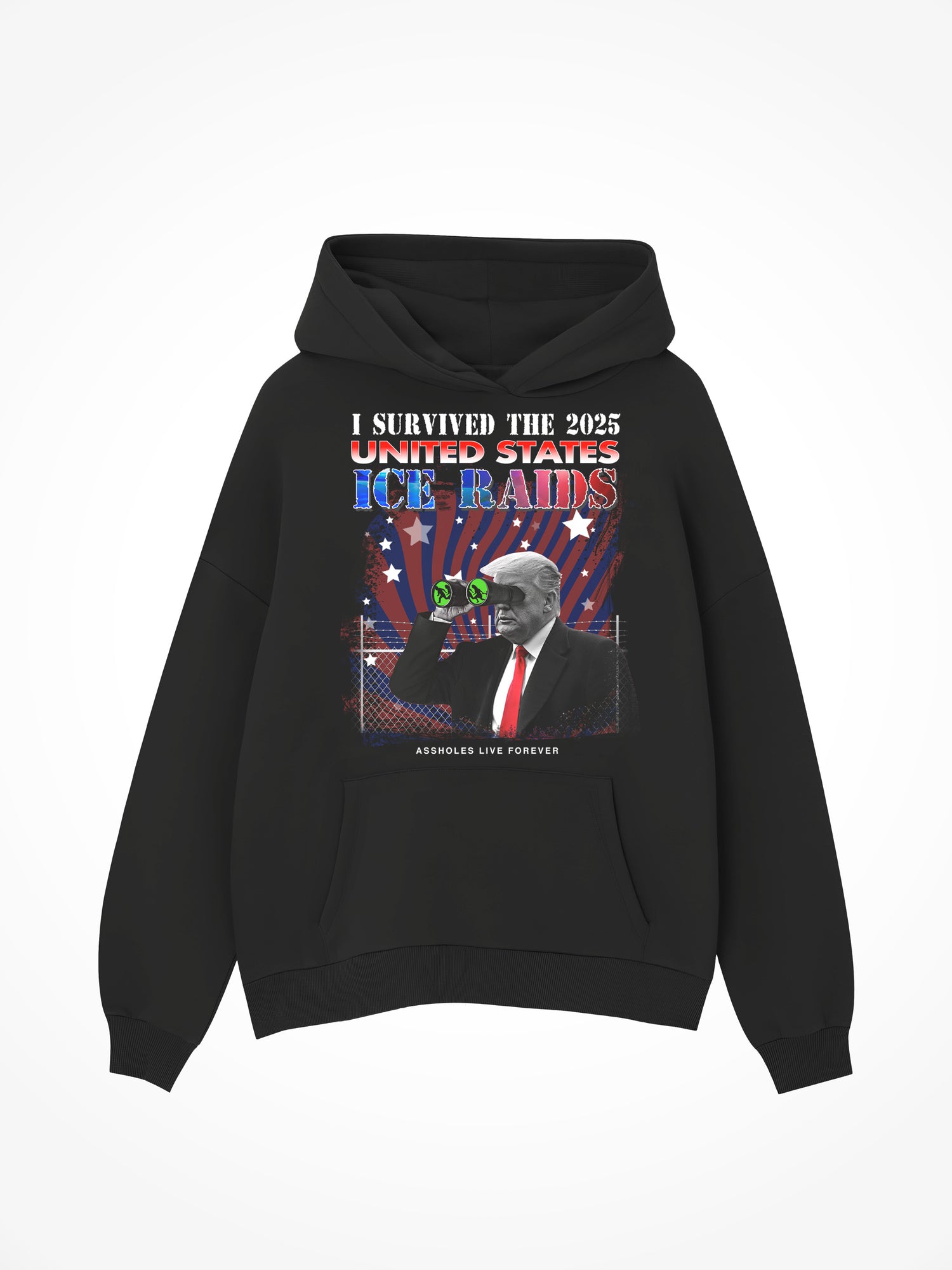 Ice Raids - Black Hoodie