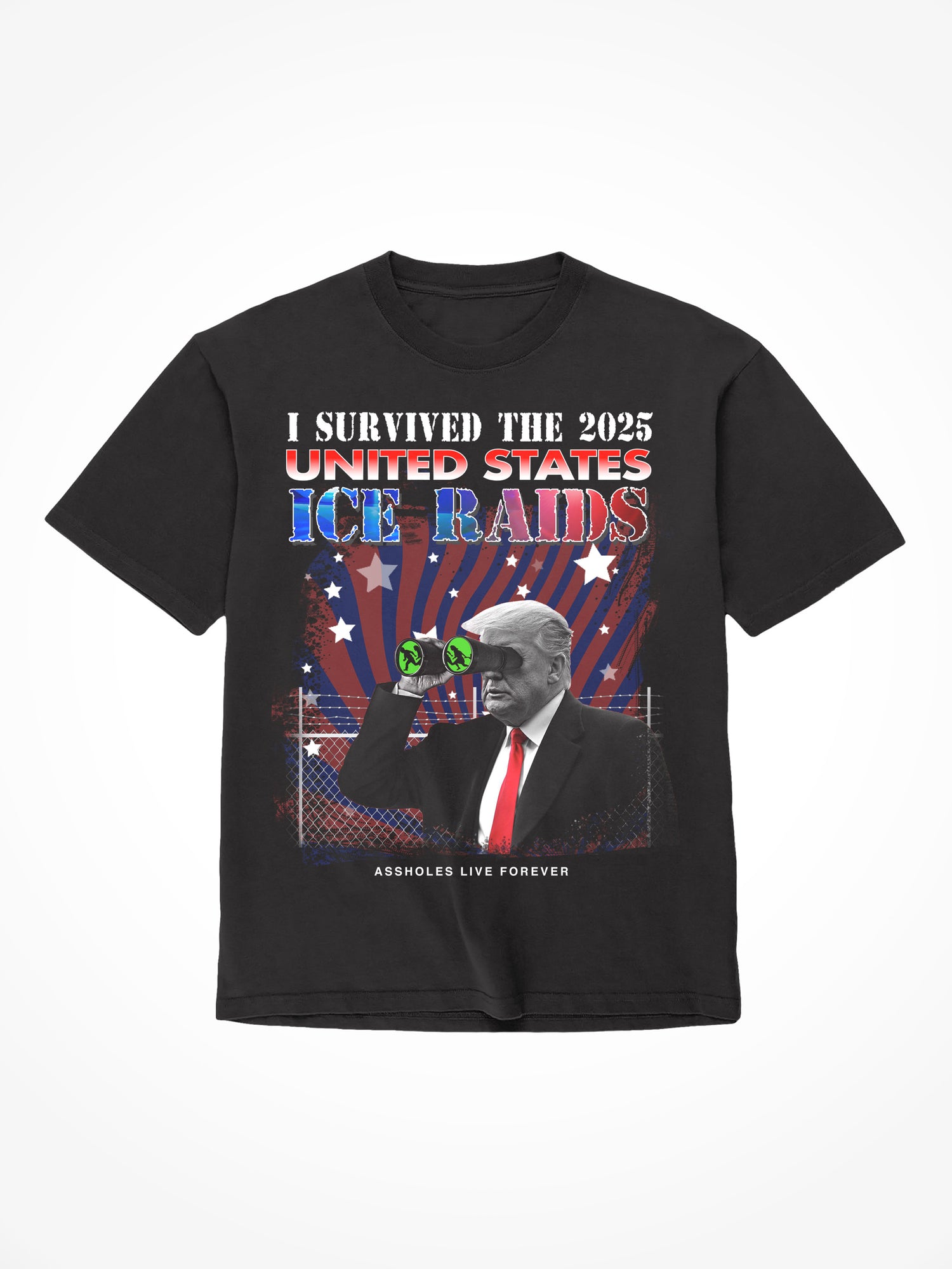 Ice Raids - Black T-Shirt