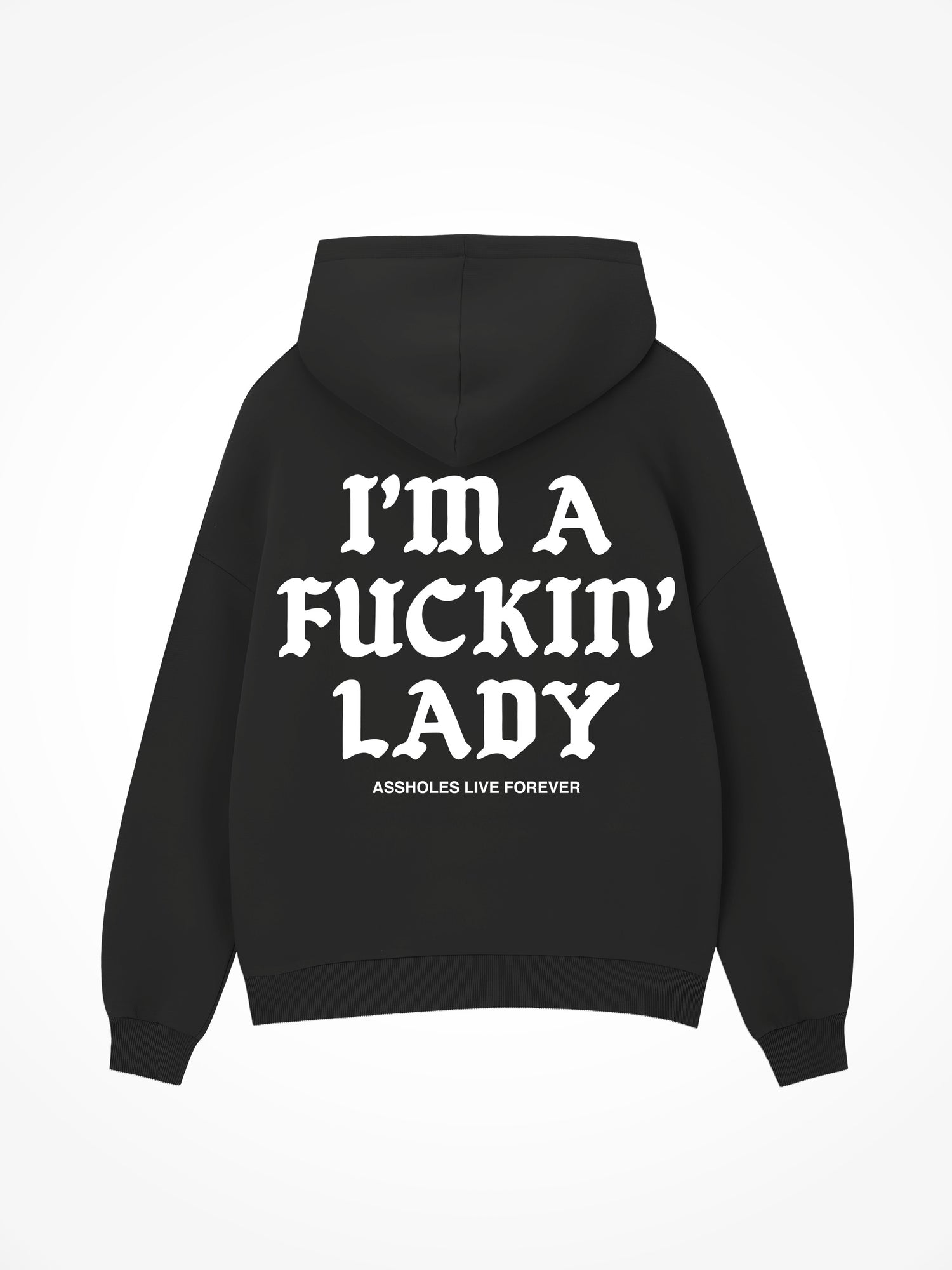 Im A Fucking Lady Medieval - Black Hoodie