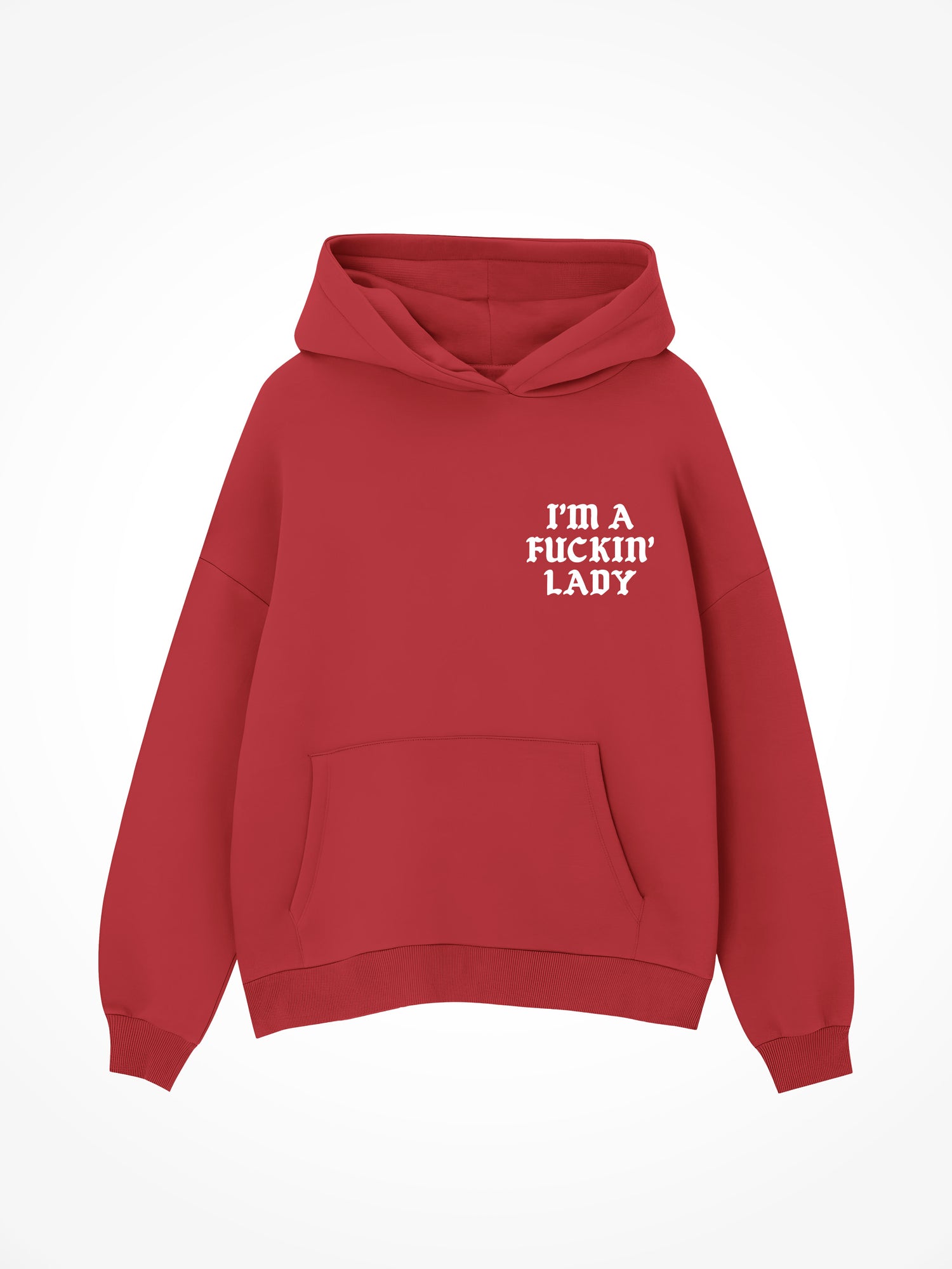 Im A Fucking Lady Medieval - Red Hoodie