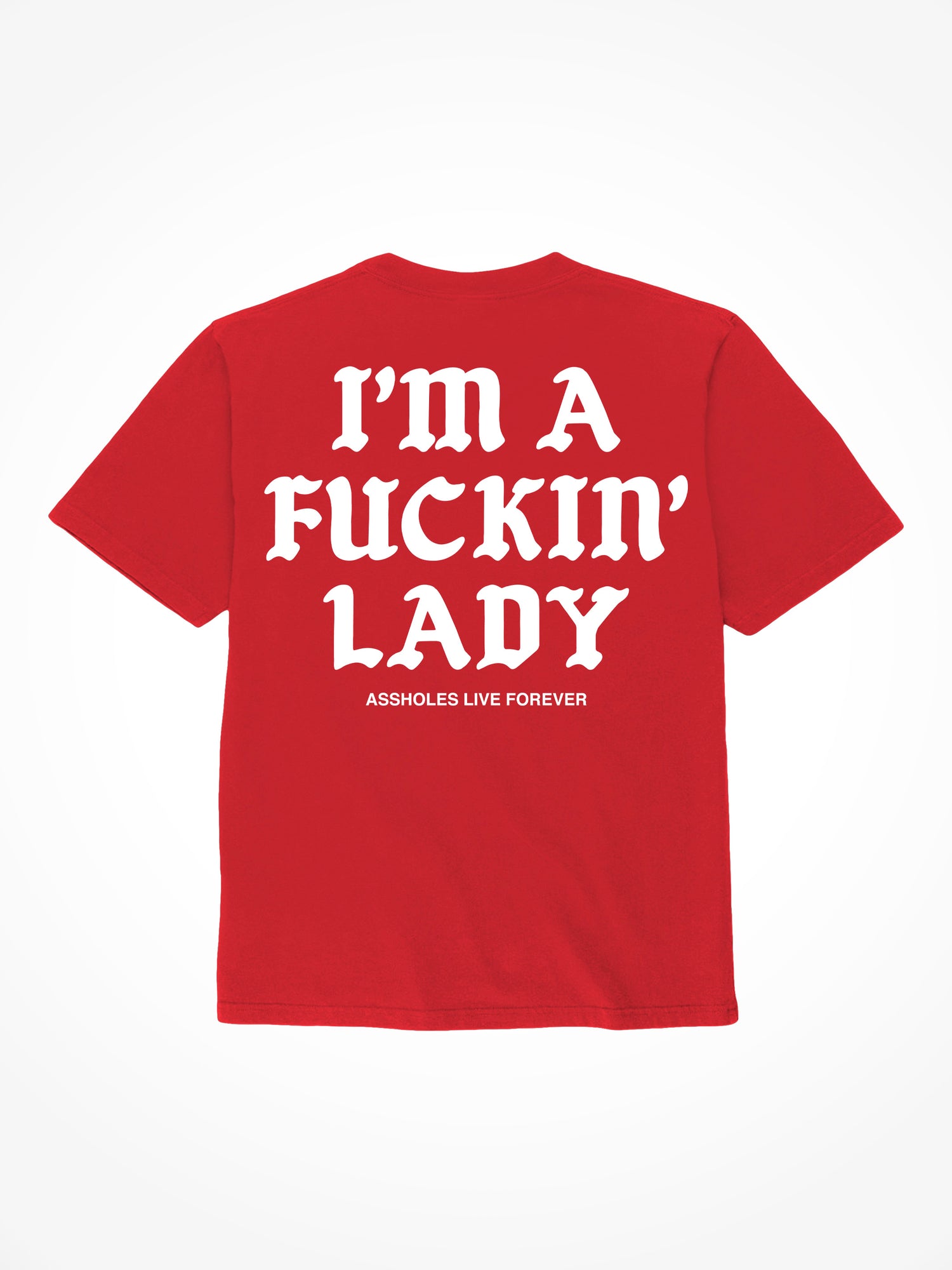 jIm A Fucking Lady Medieval - Red T-Shirt