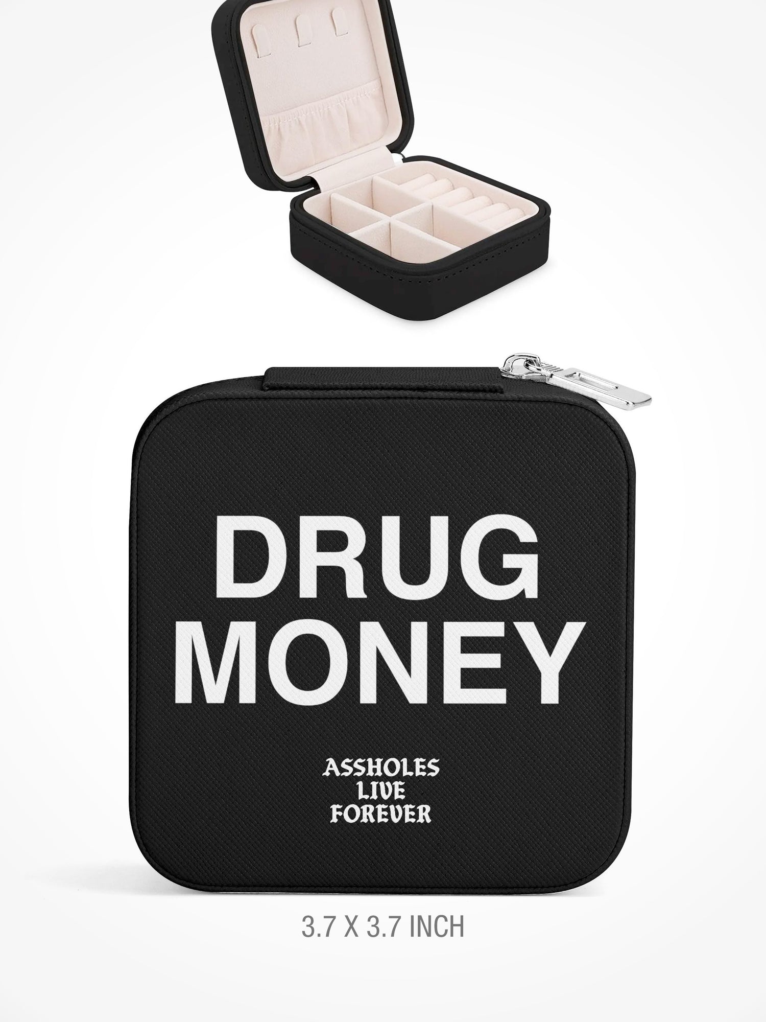 Jewelry Box with Zipper - DRUG MONEY