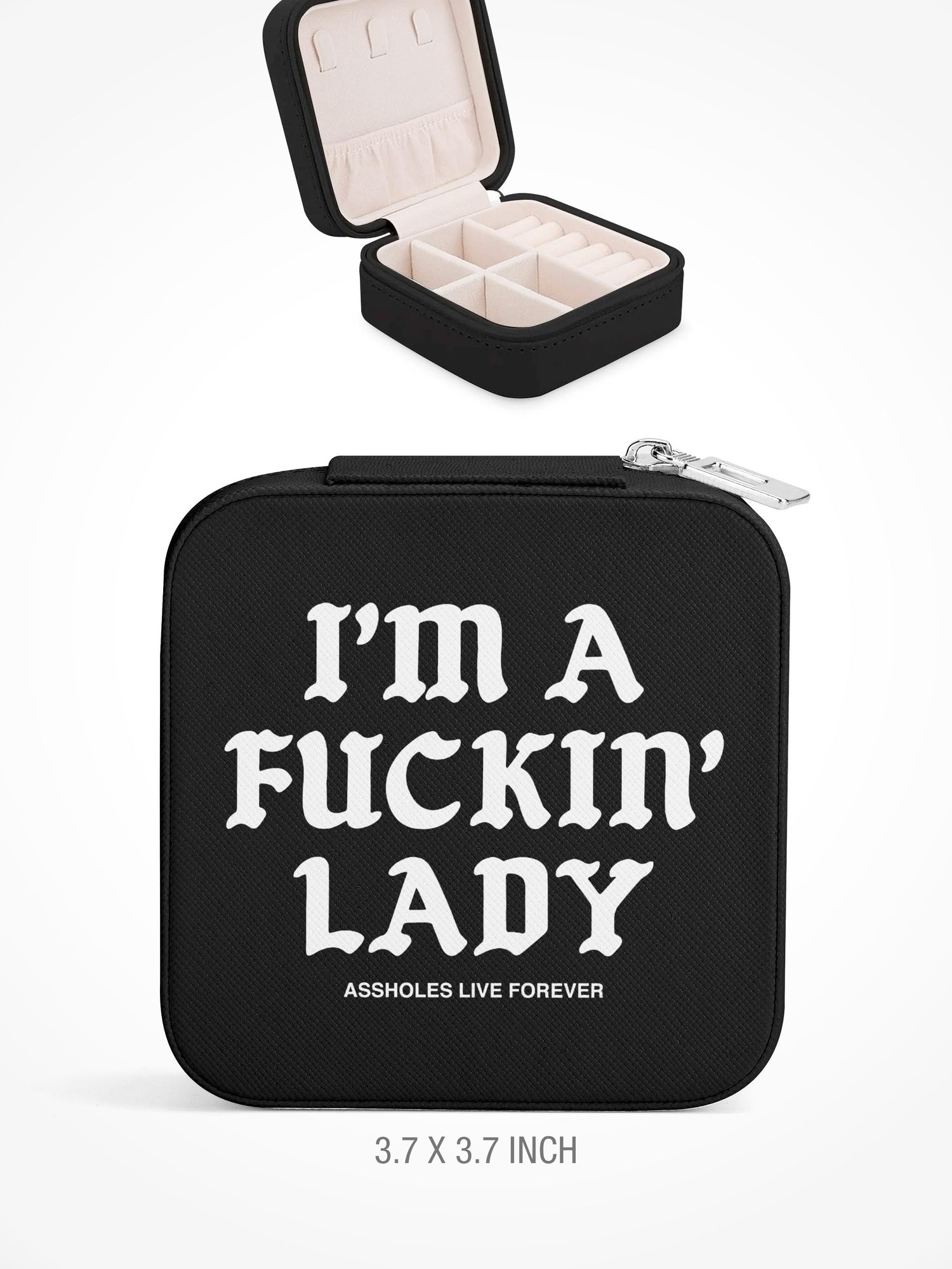 Jewelry Box with Zipper - FUCKING LADY