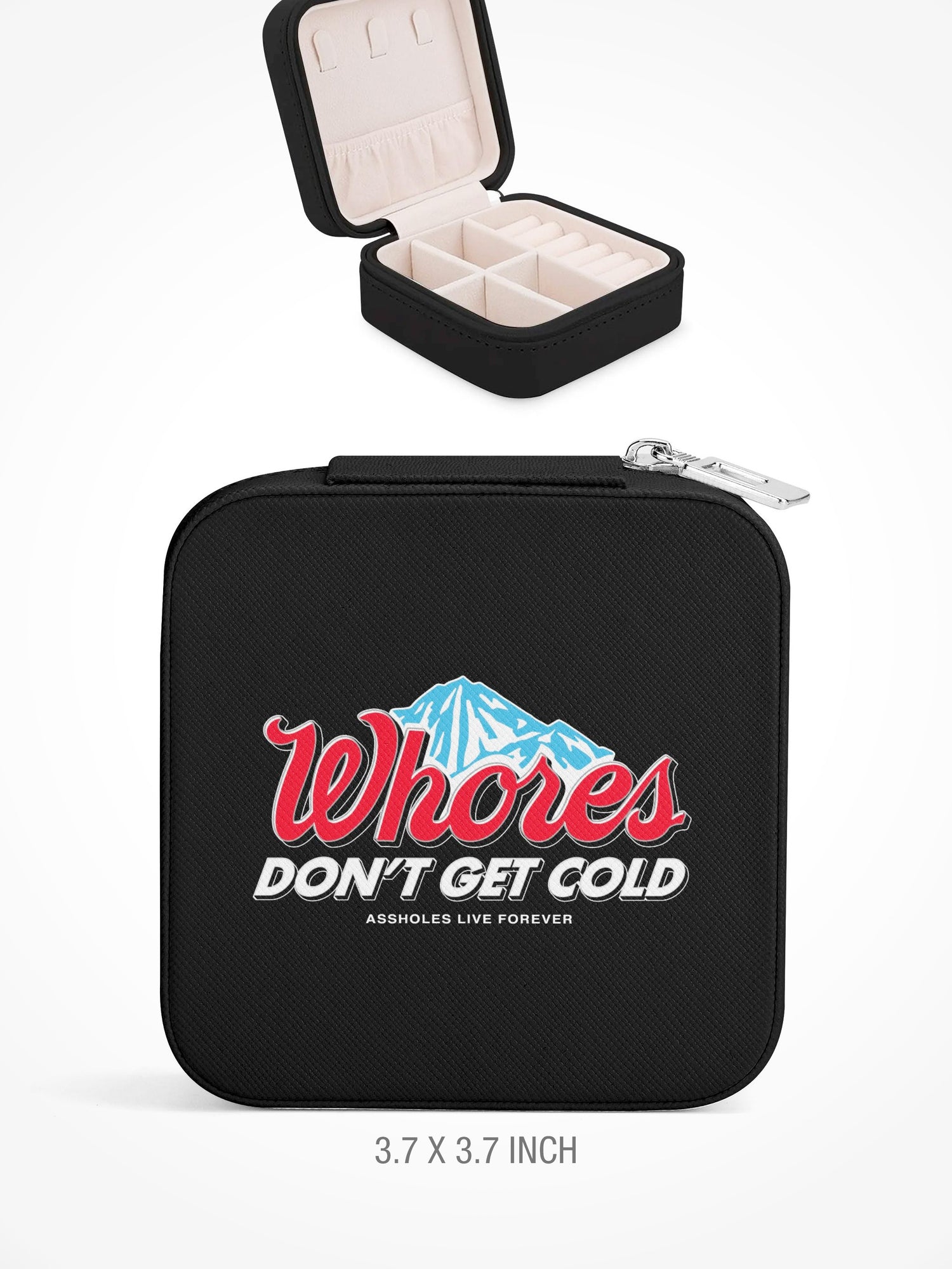 Jewelry Box with Zipper - WHORES DONT GET COLD