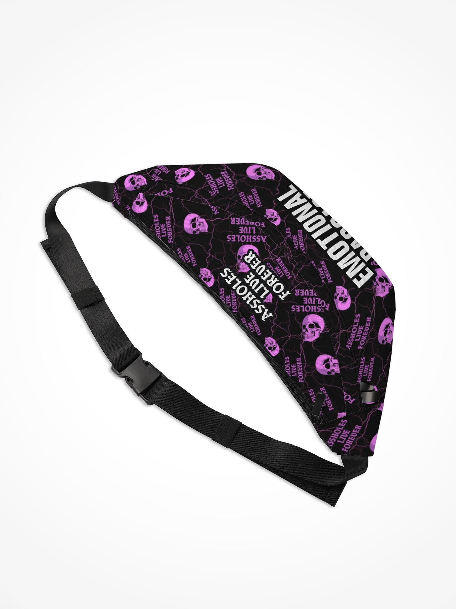 Large Fanny Pack - ALF Skull Lightning Emotional Baggage