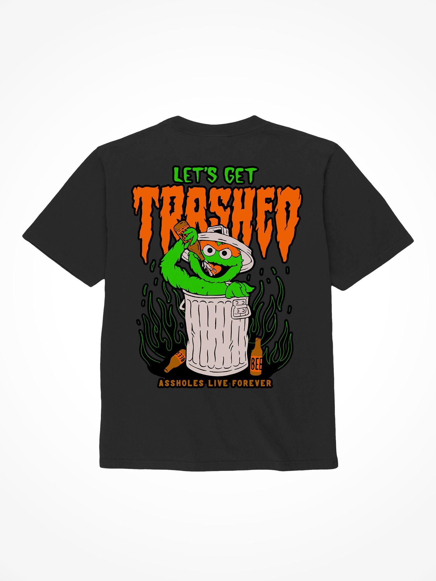 Lets Get Trashed - Black T-Shirt