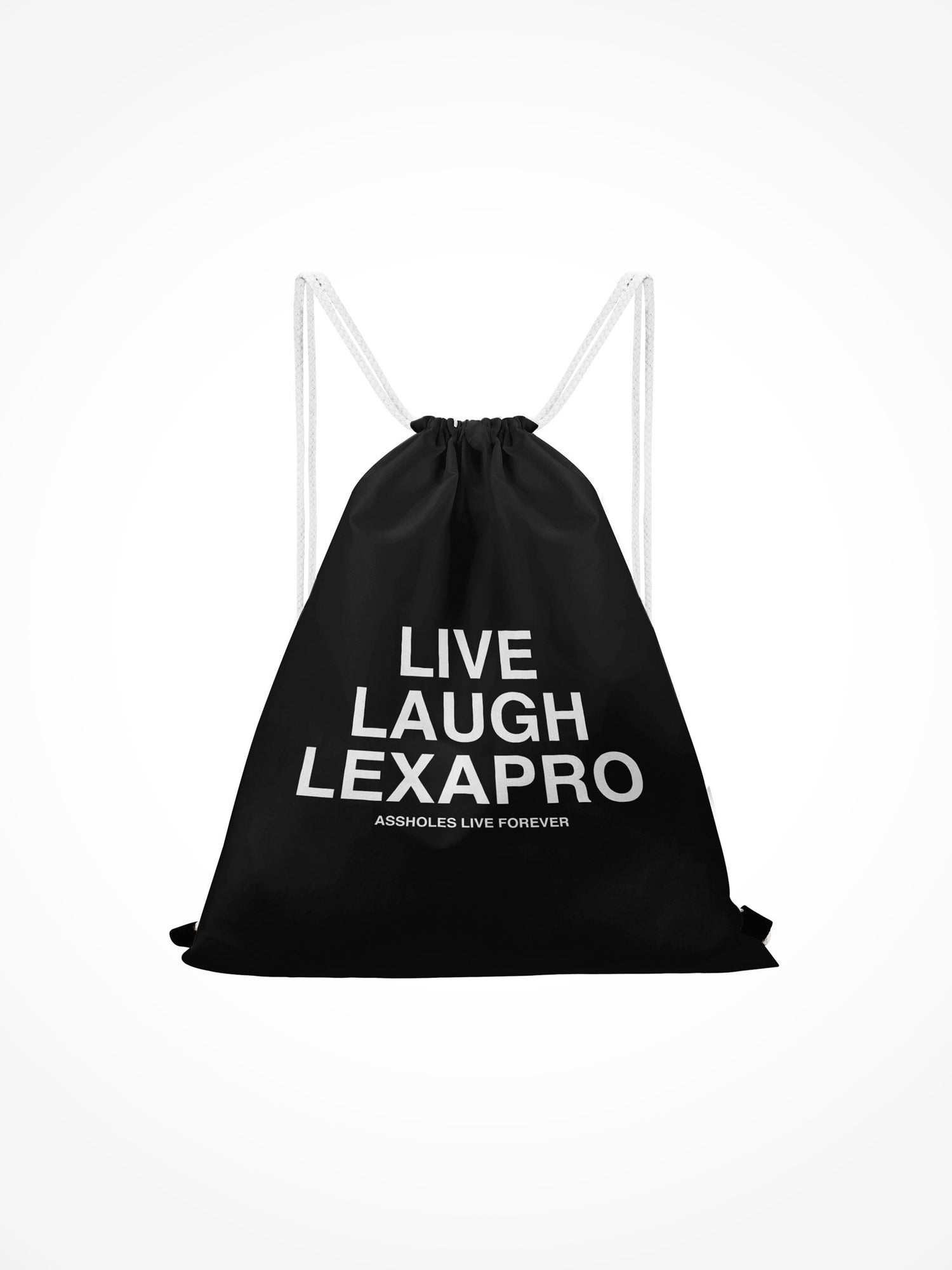 Drawstring Bag - Live Laugh Lexapro