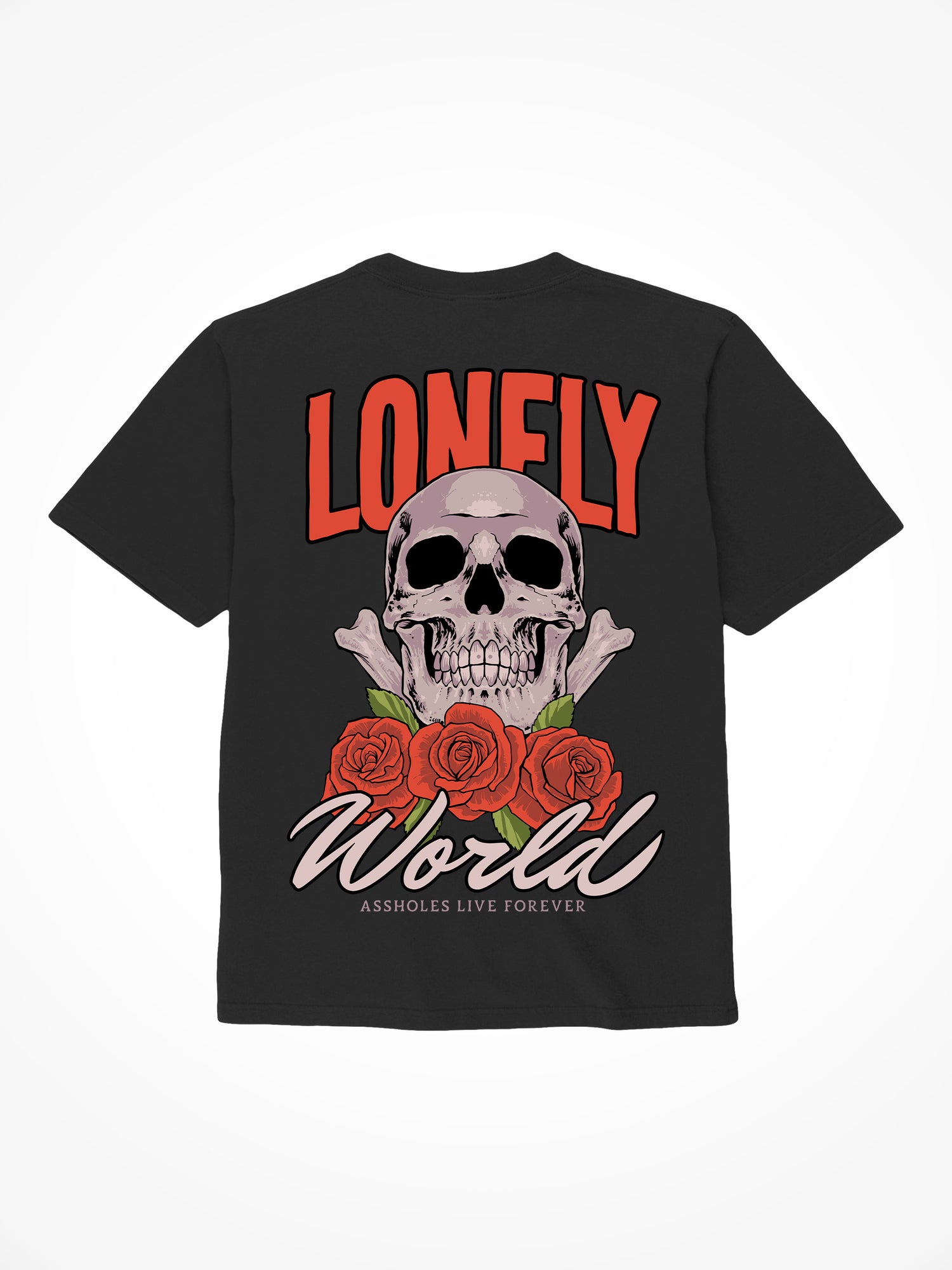 Lonely World- Black T-Shirt