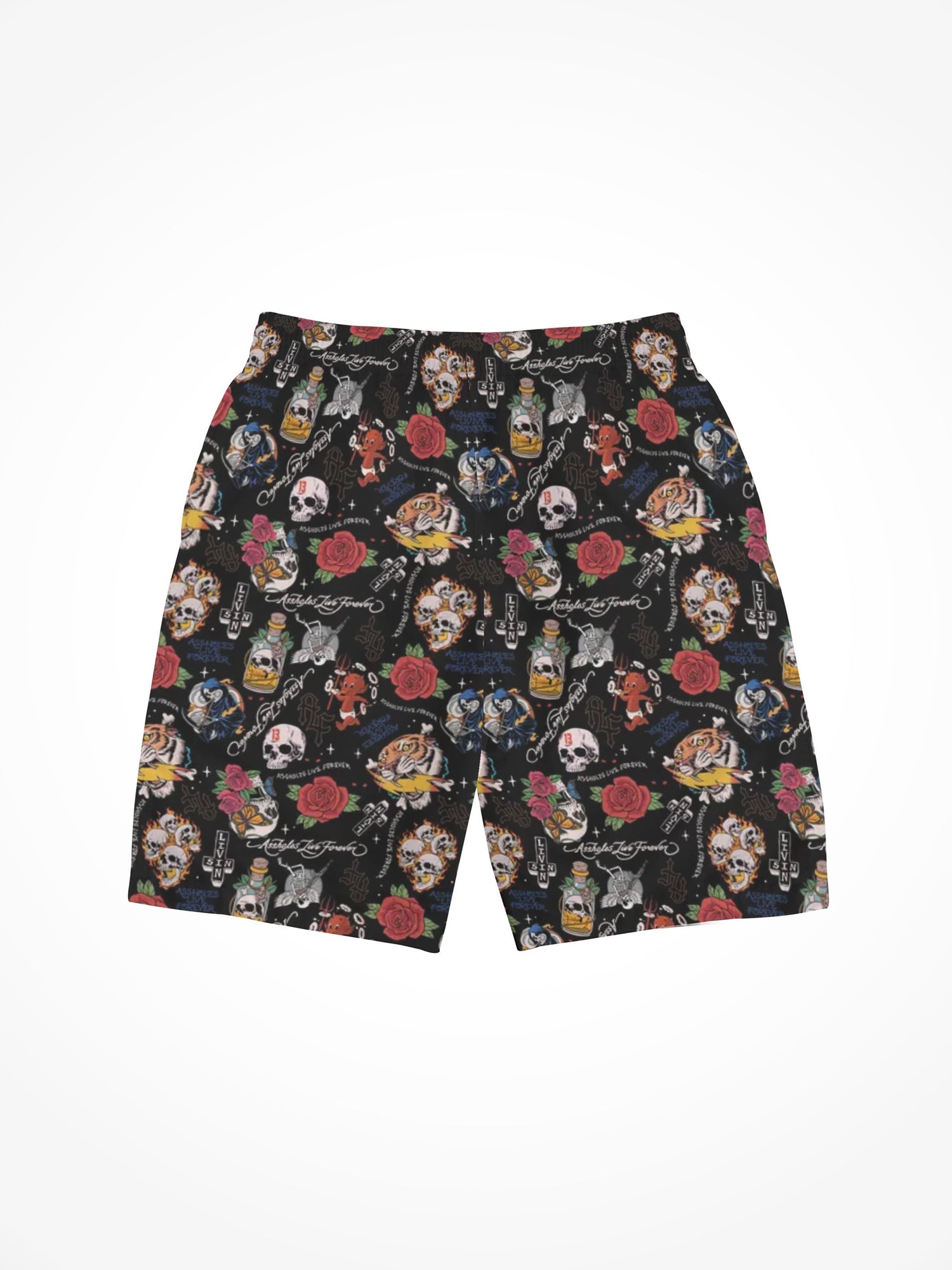 Mens All Over Print Board Shorts - ALF Tiger Pattern