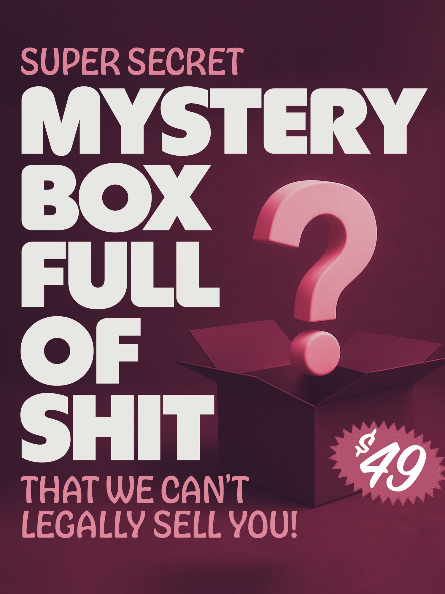 June Edition Shit We Legally Cant Sell U - Duffle Bag Full of Shit
