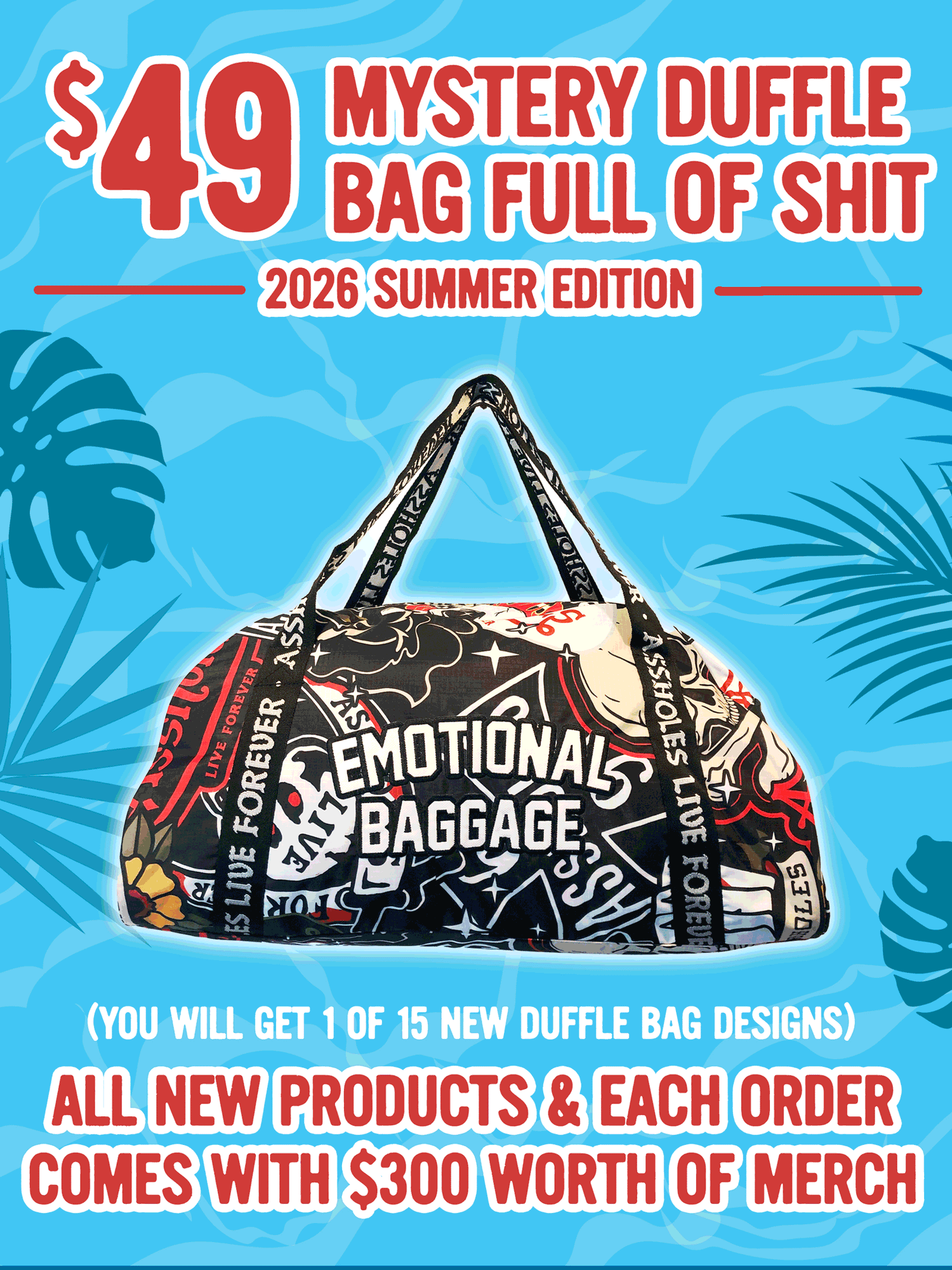 2026 Summer Duffle Bag Full of Stuff - Mystery Box