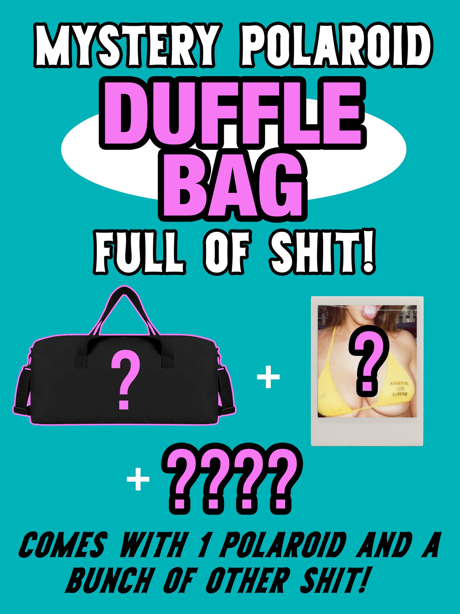 Polaroid Duffle Full of Shit - Mystery Box