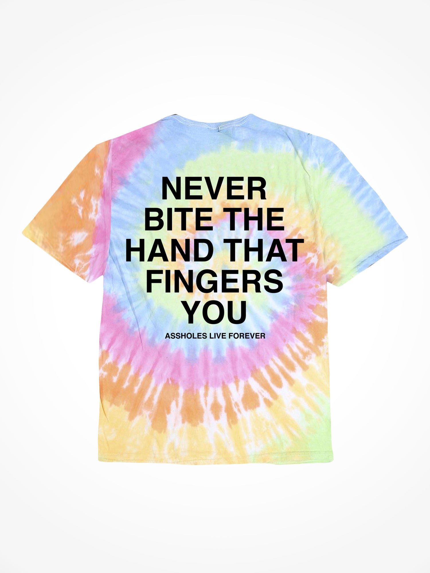 Never Bite the Hand - OG Tie Dye T-Shirt