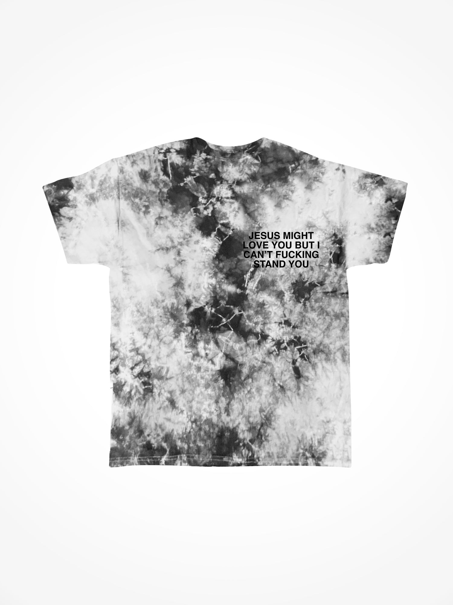 Jesus Might Love You - Concrete Tie Dye T-Shirt