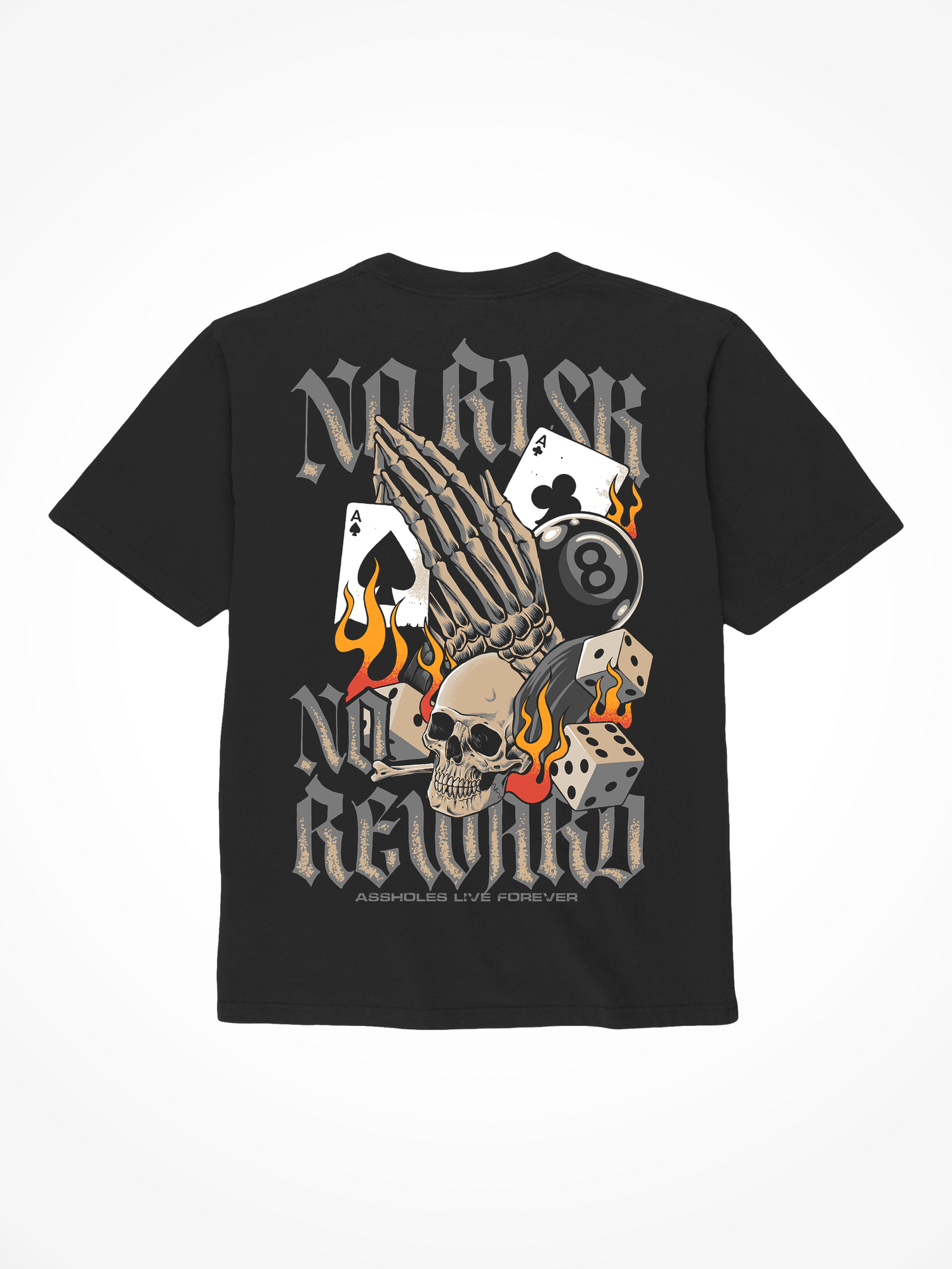 No Risk No Reward - Black T-Shirt
