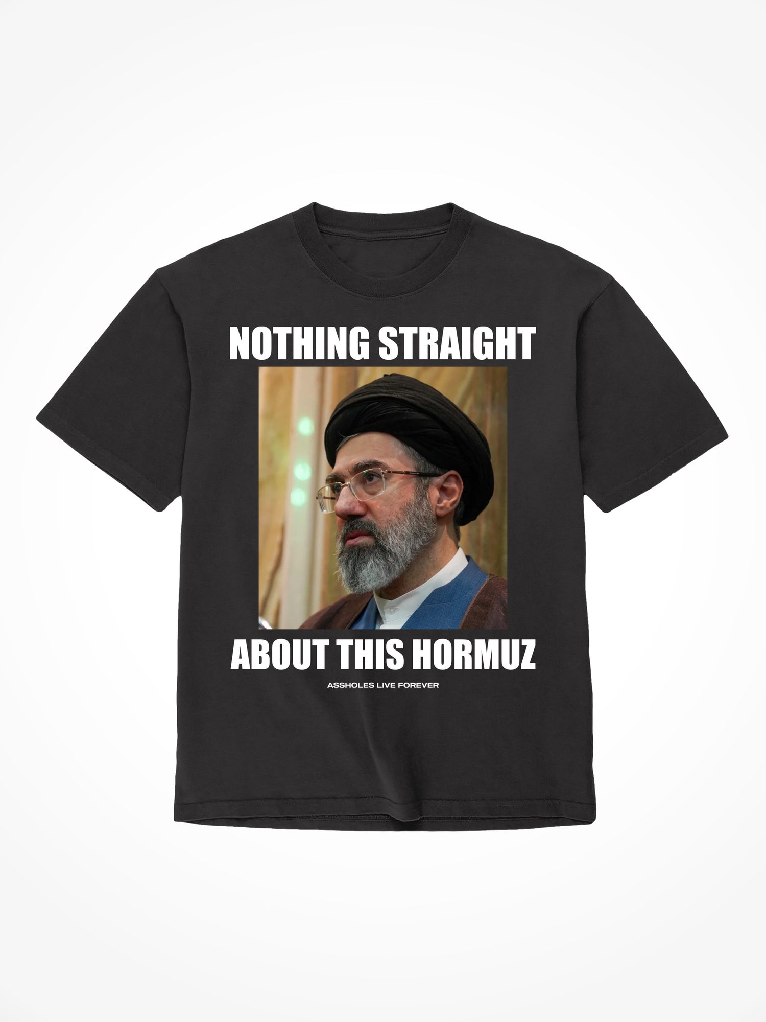 Nothing Straight About This Hormuz - Black T-Shirt
