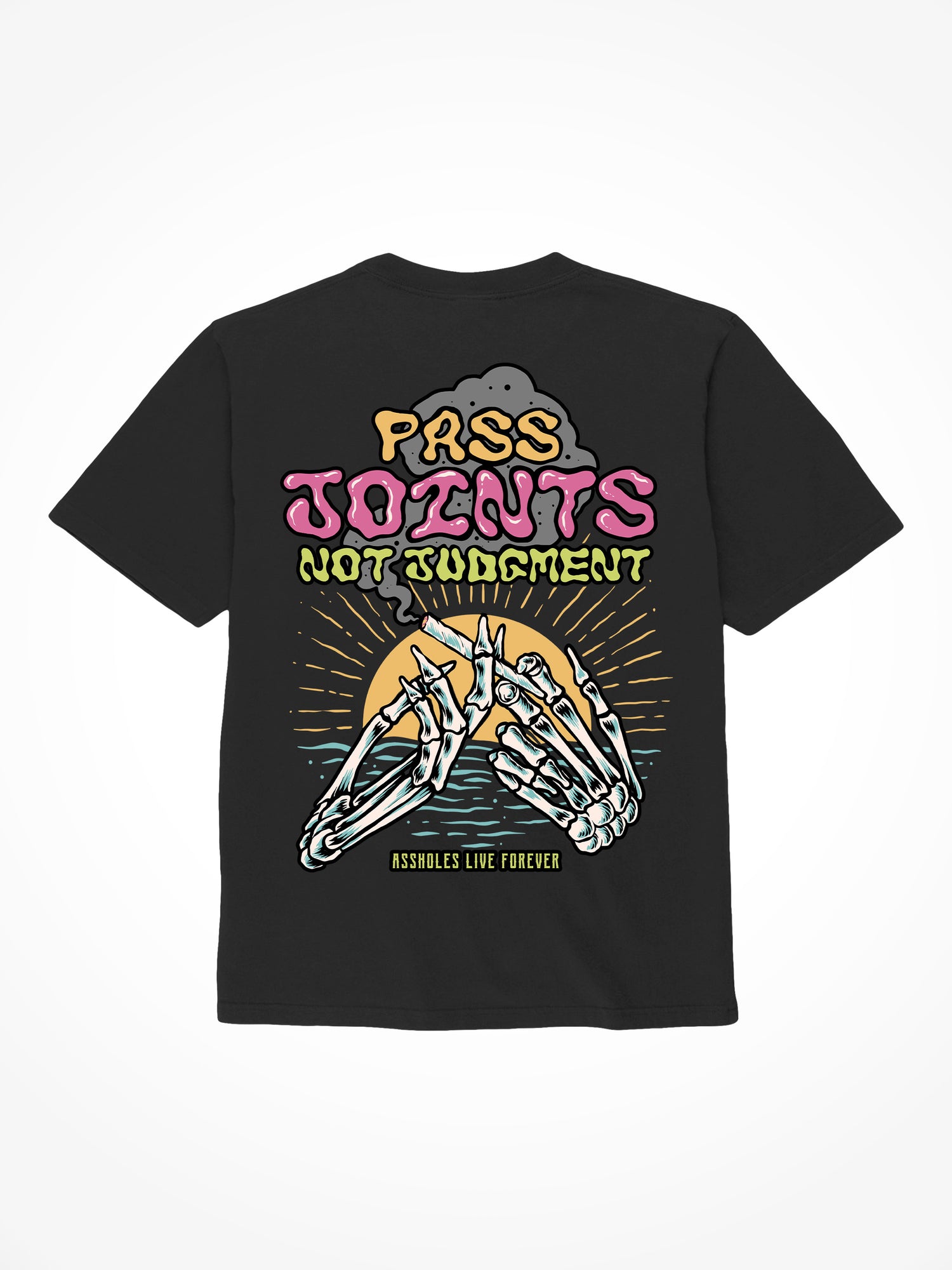 Pass Joints - Black T-Shirt