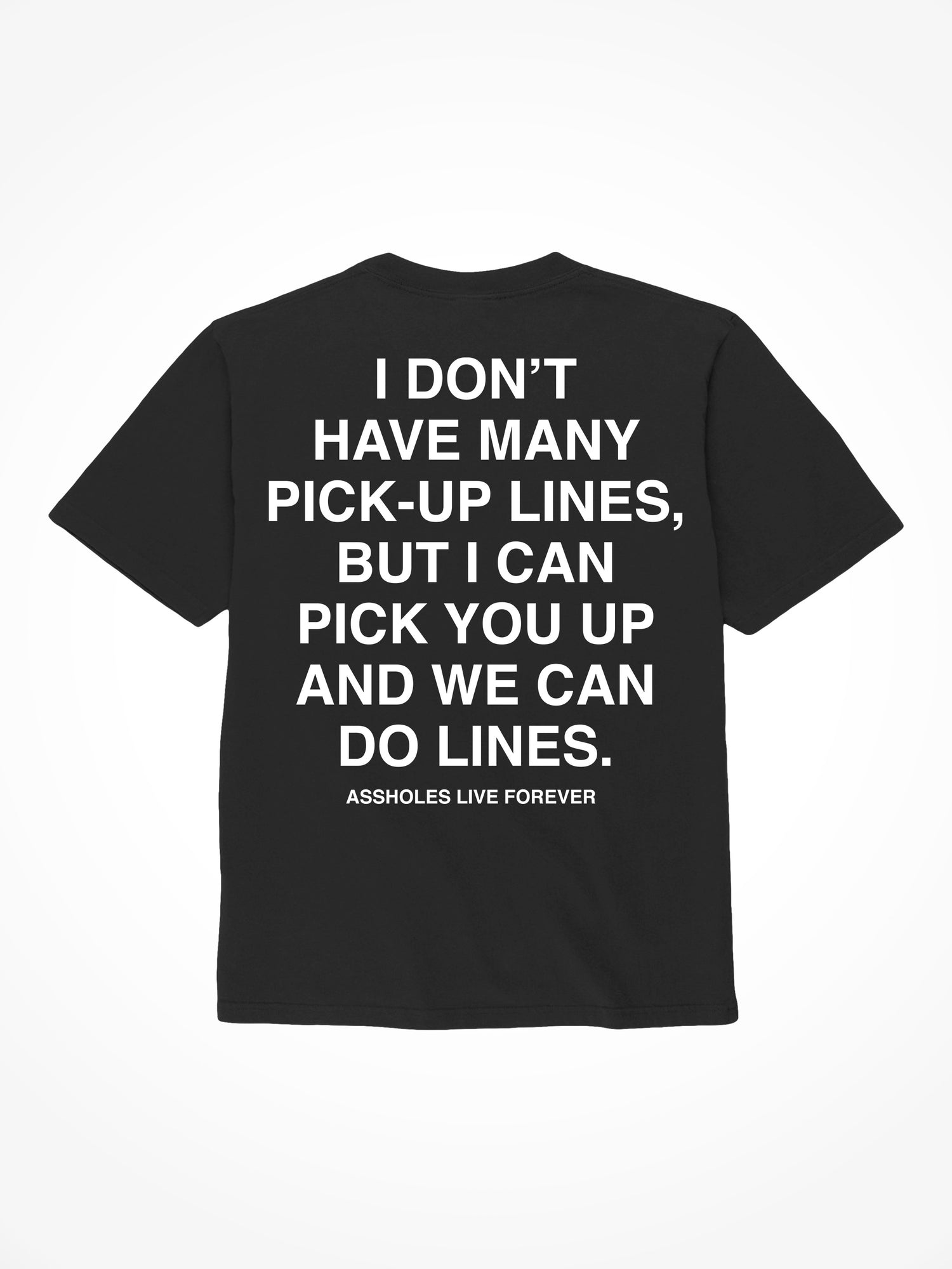 Pickup Lines - Black T-Shirt