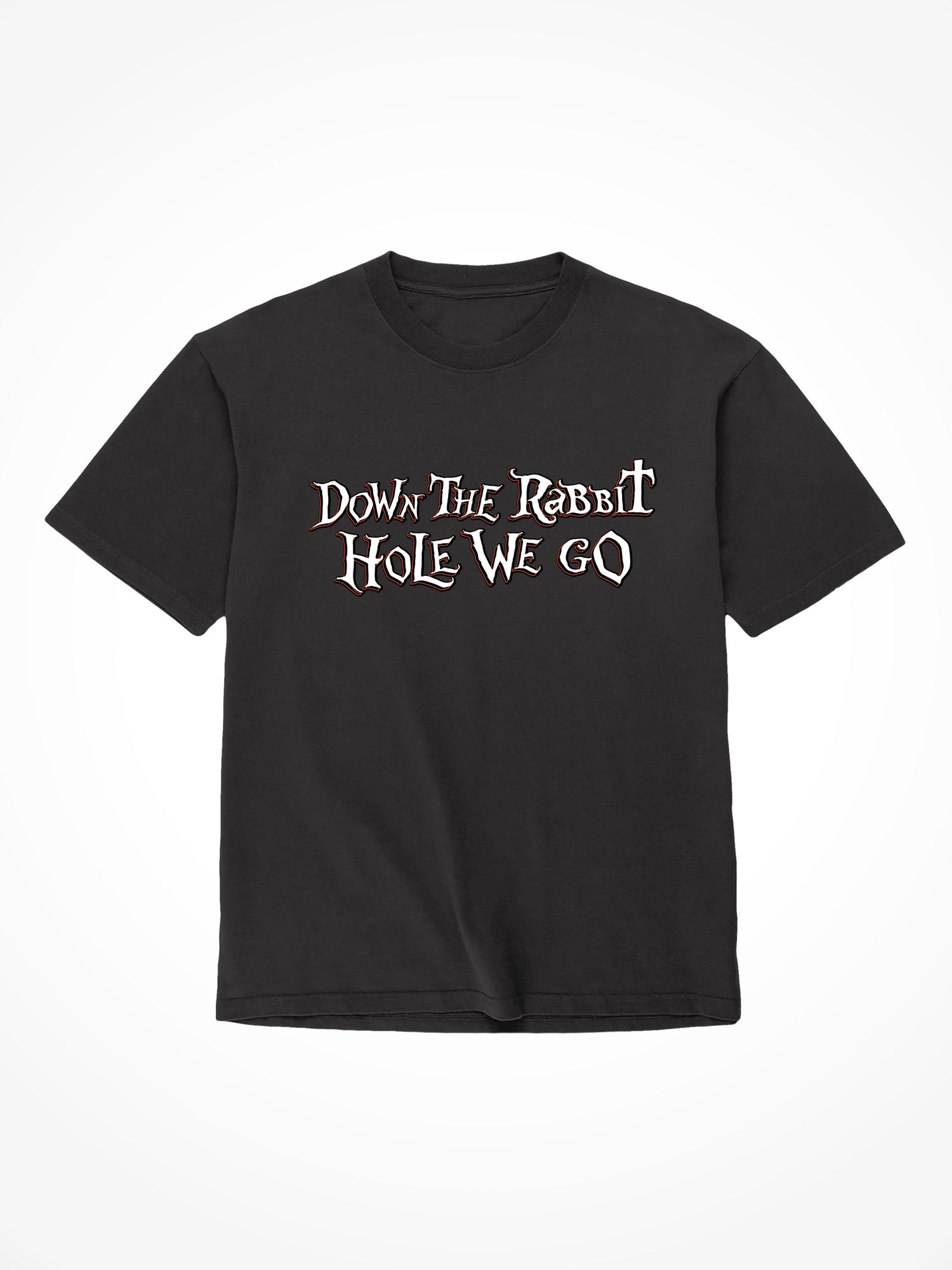 Rabbit Hole - Black T-Shirt