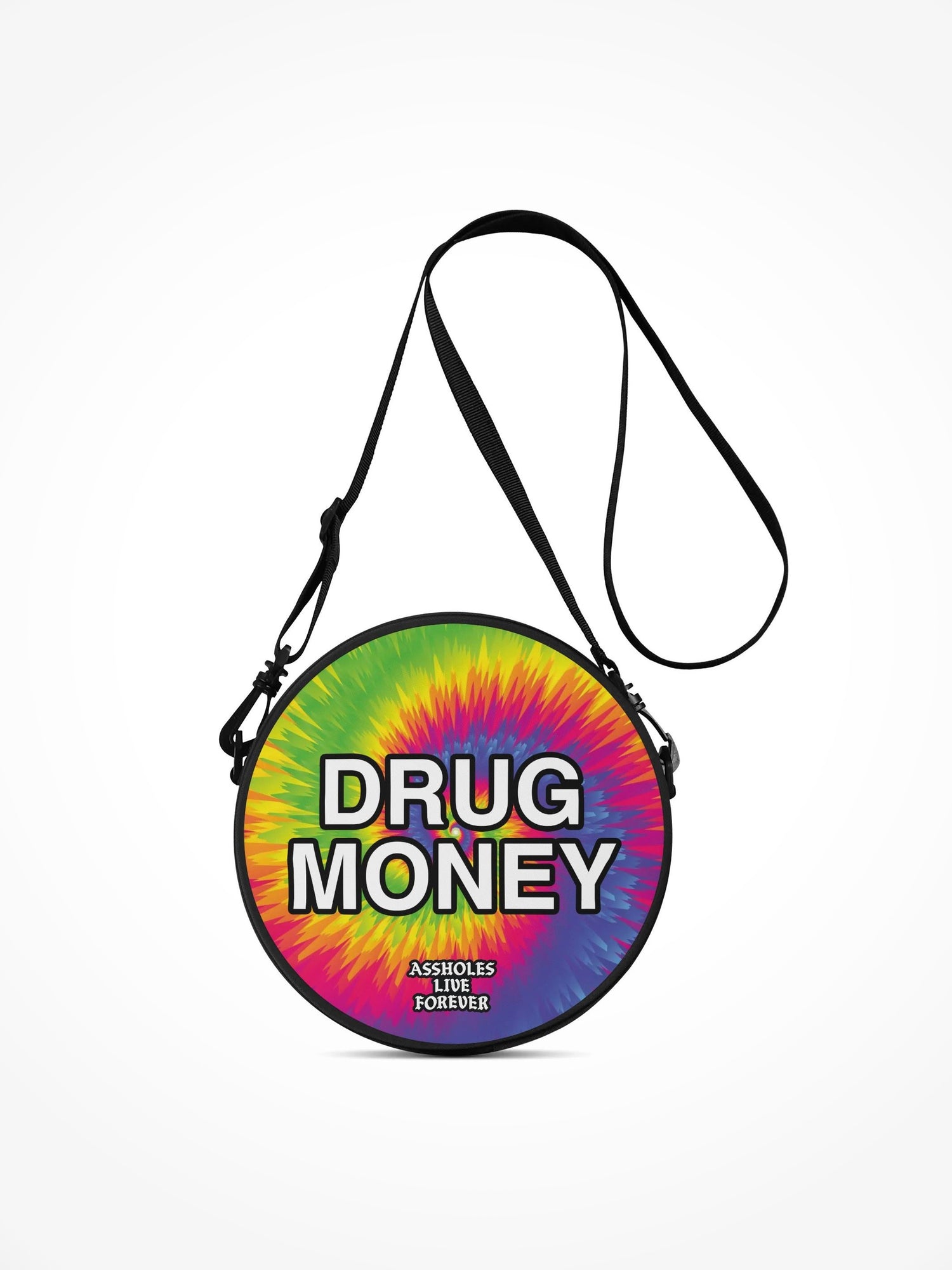 Round Bags - DRUG MONEY TIE DYE