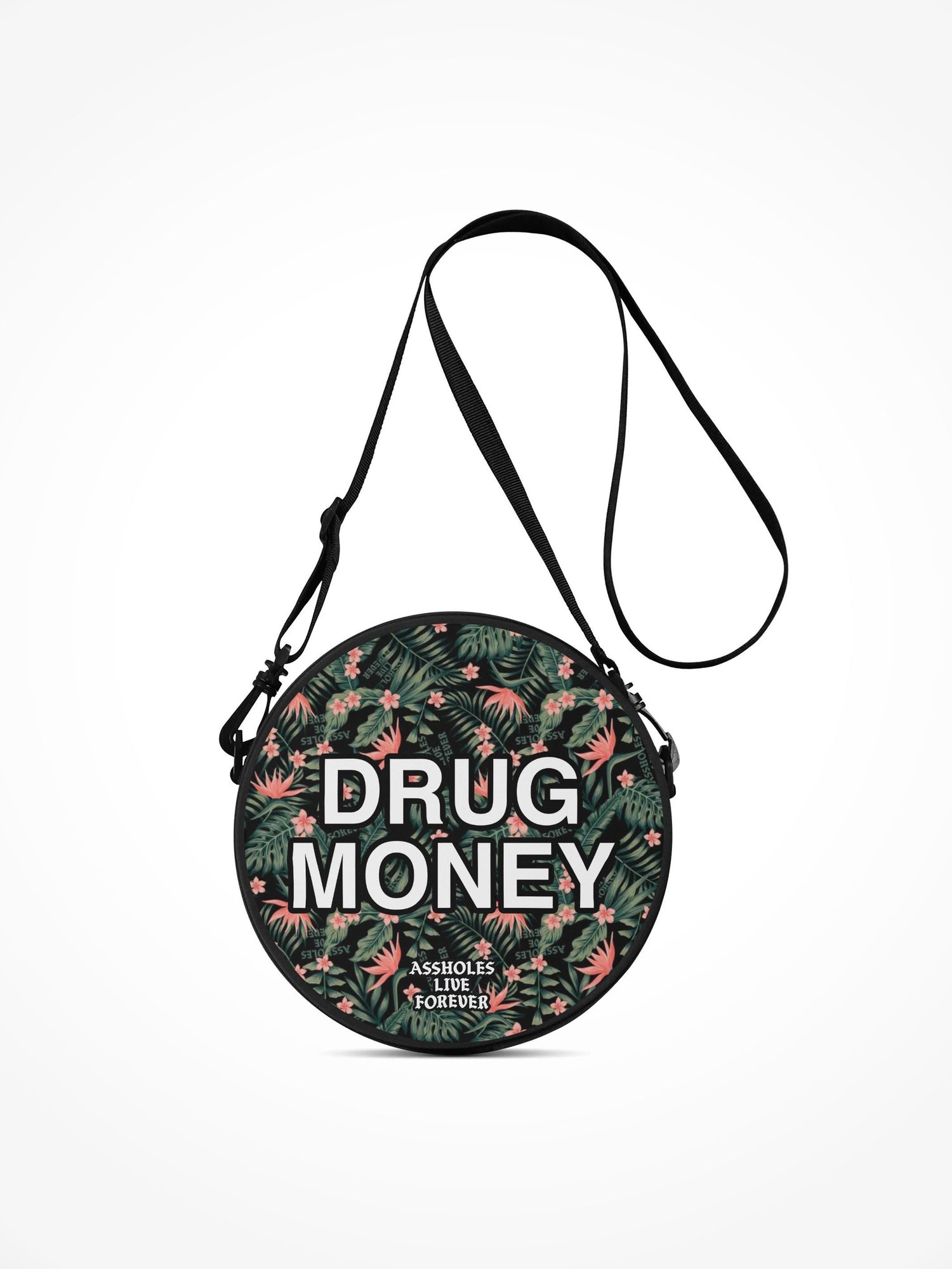 Round Bags - DRUG MONEY TROPICAL