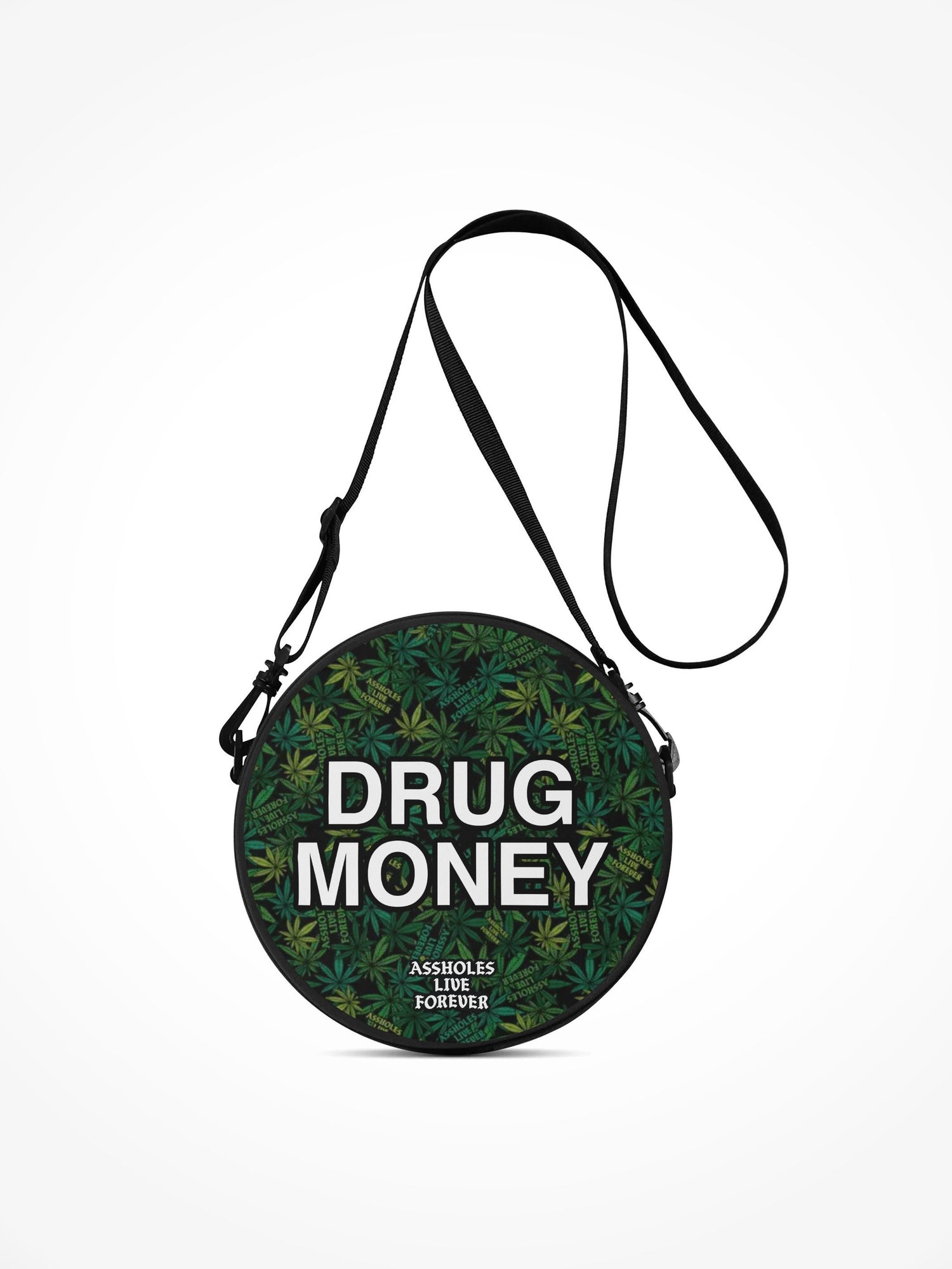 Round Bags - DRUG MONEY WEED