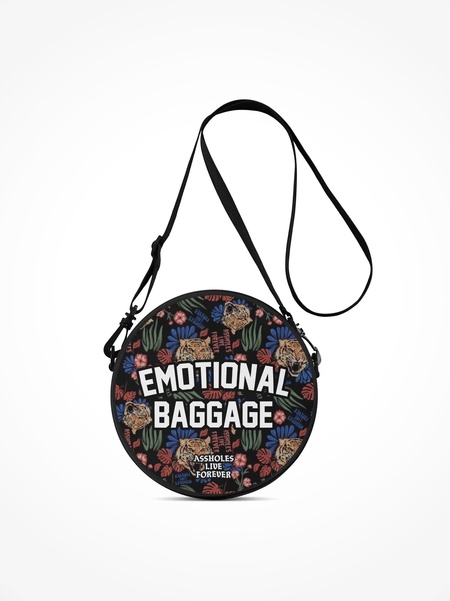 Round Bags - EMOTIONAL BAGGAGE TIGER JUNGLE