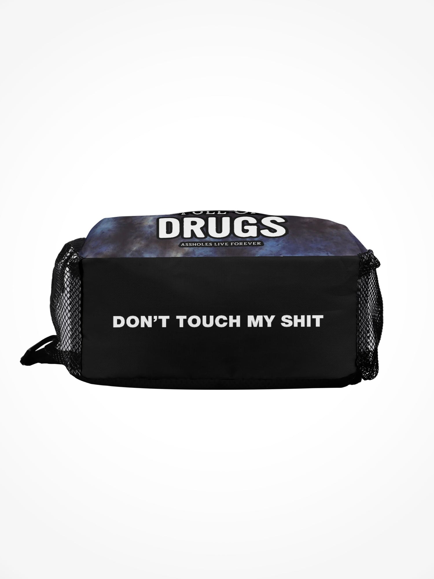 All-Over-Print Chest Crossbody Bag - Not A Bag Full of Drugs Cosmic Tye Die