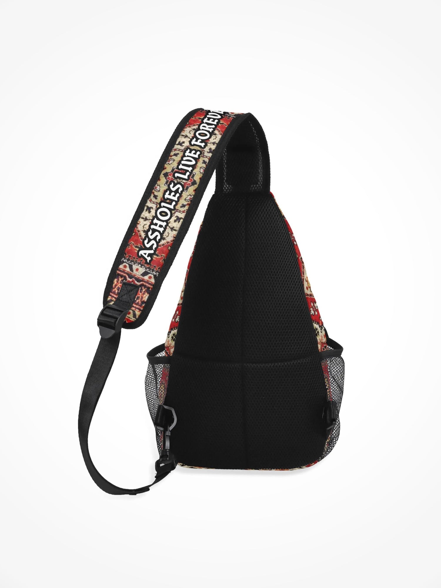 All-Over-Print Chest Crossbody Bag - Emotional Baggage Oriental Rug
