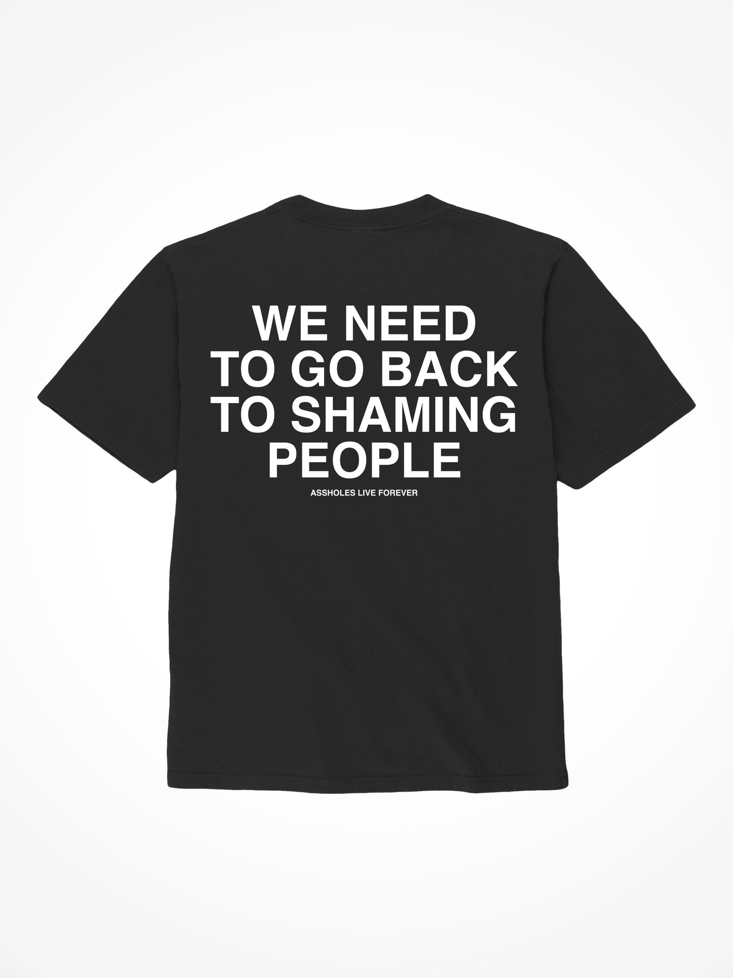 Shaming People - Black T-Shirt