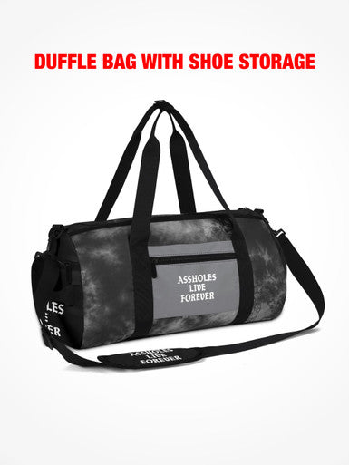 Duffle Bag - Full Of Drugs Grey Tye Die