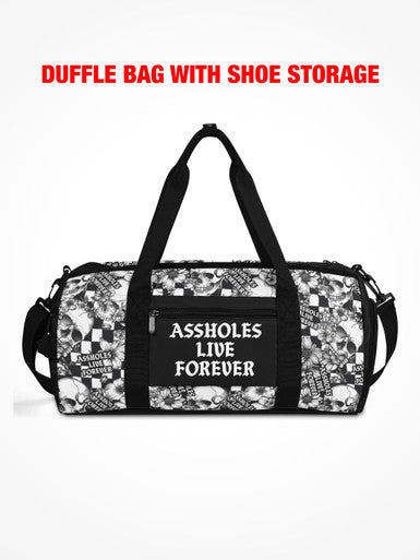 Duffle Bag - ALF Checkered Skull