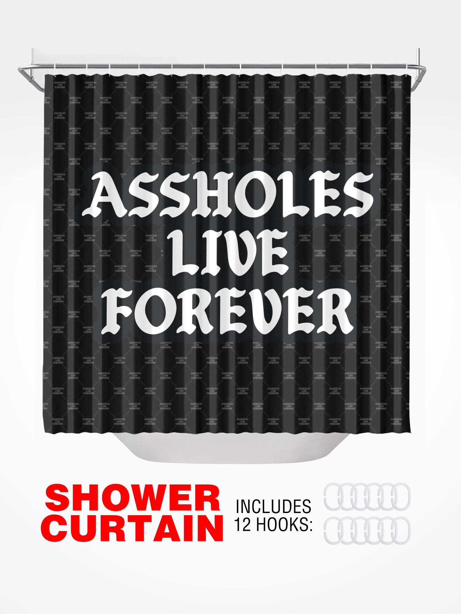 Shower Curtain - ALF OG BLACK