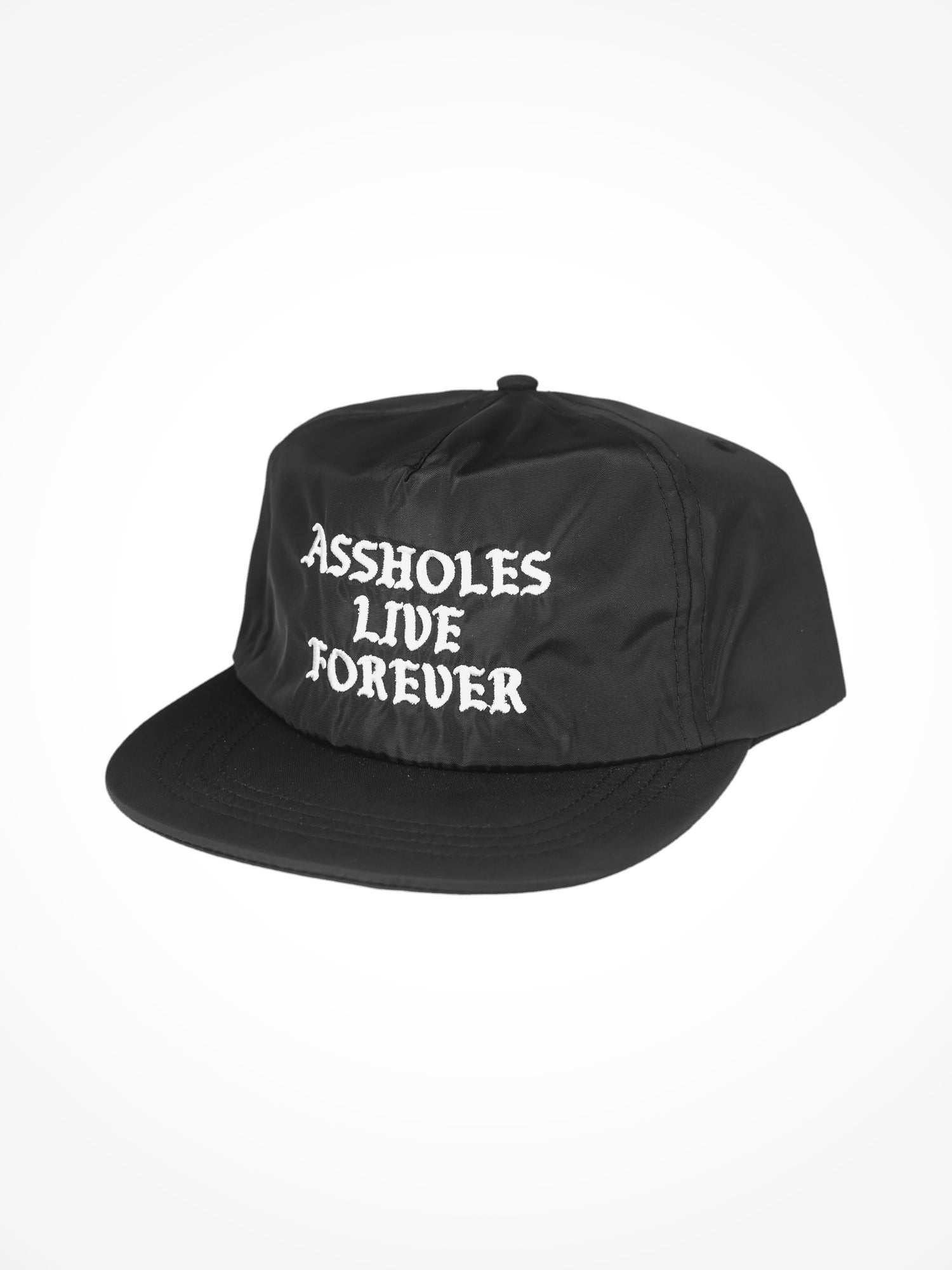 ALF 5 Panel Nylon Snapback - Black