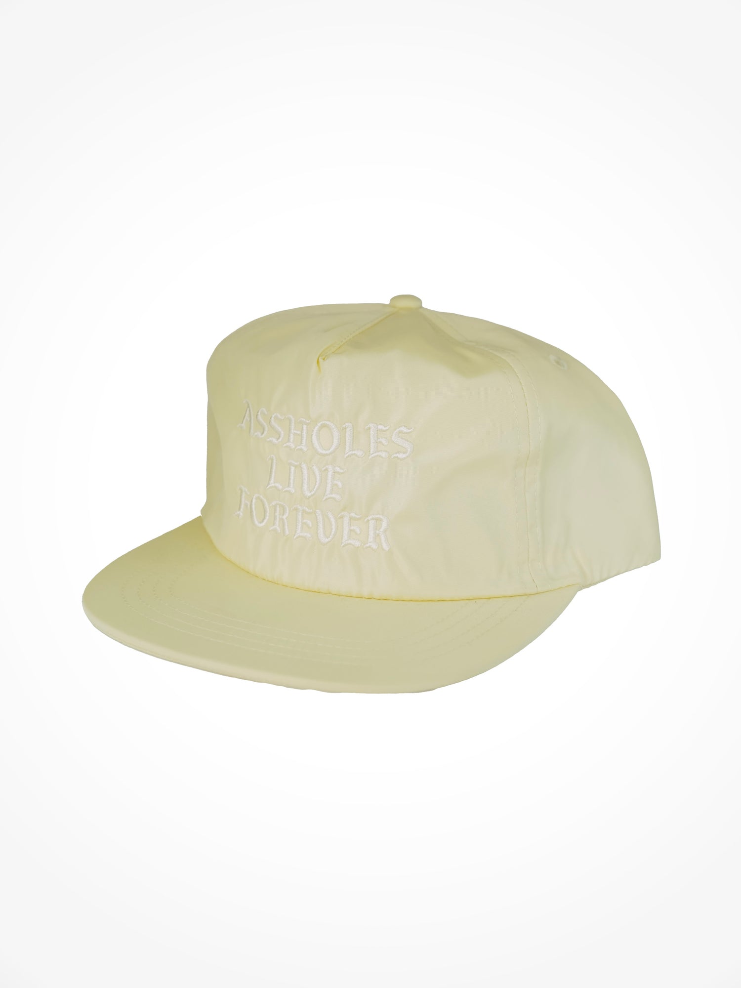 ALF 5 Panel Nylon Snapback - Cream