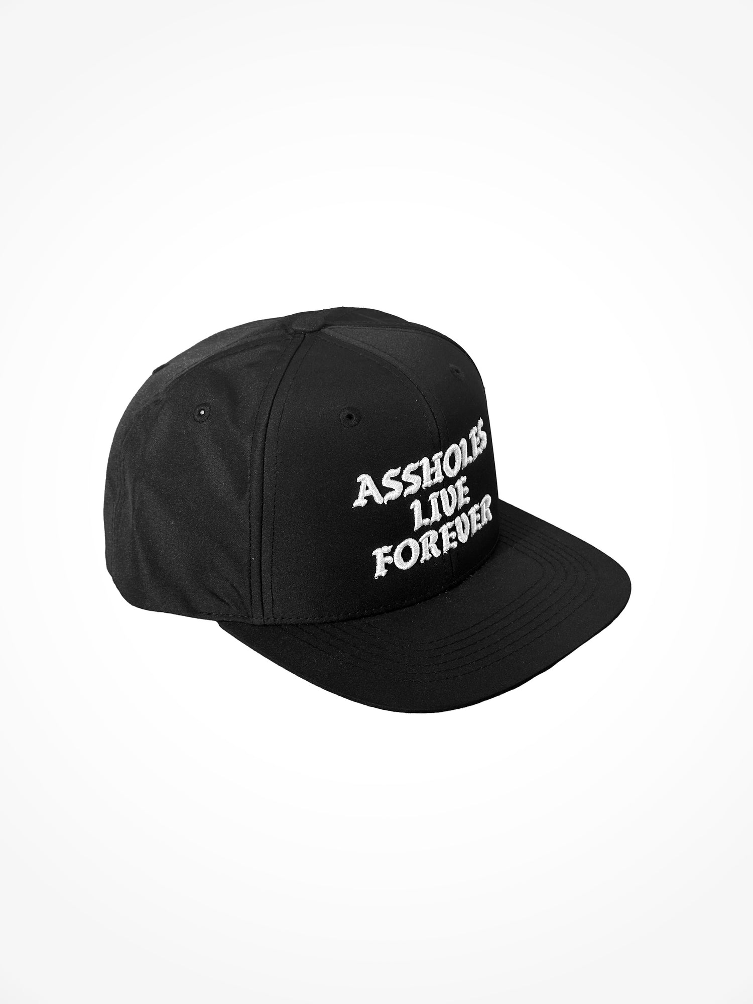 ALF 6 Panel Nylon Snapback - Black