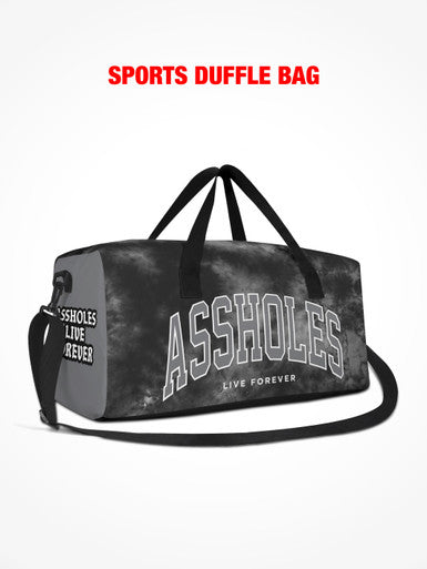 Sports Duffle - ALF College Black/Grey Tye Die