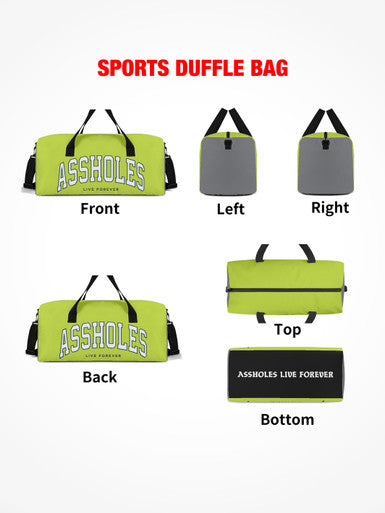 Sports Duffle - ALF College Lime