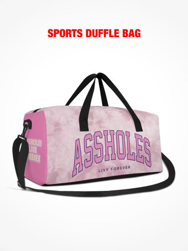 Sports Duffle - ALF College Tye Die Pink
