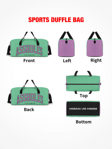 Sports Duffle - ALF College Teal/Purple