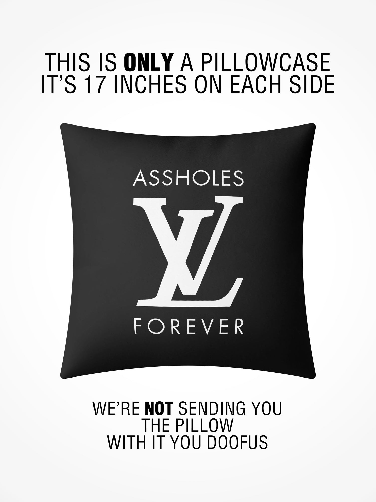Pillow Case - ALF LV BLACK