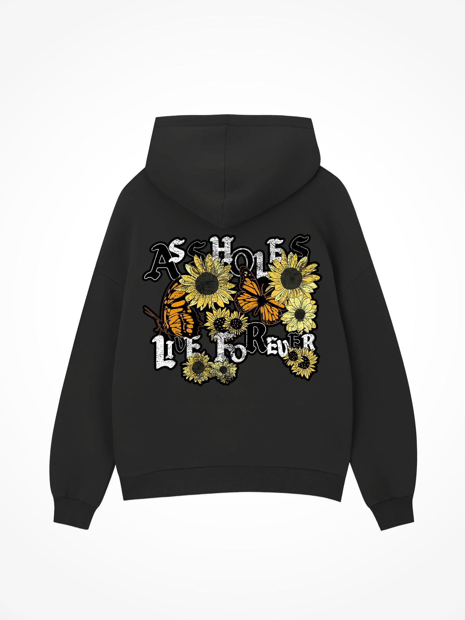 Summer Grunge - Black Hoodie