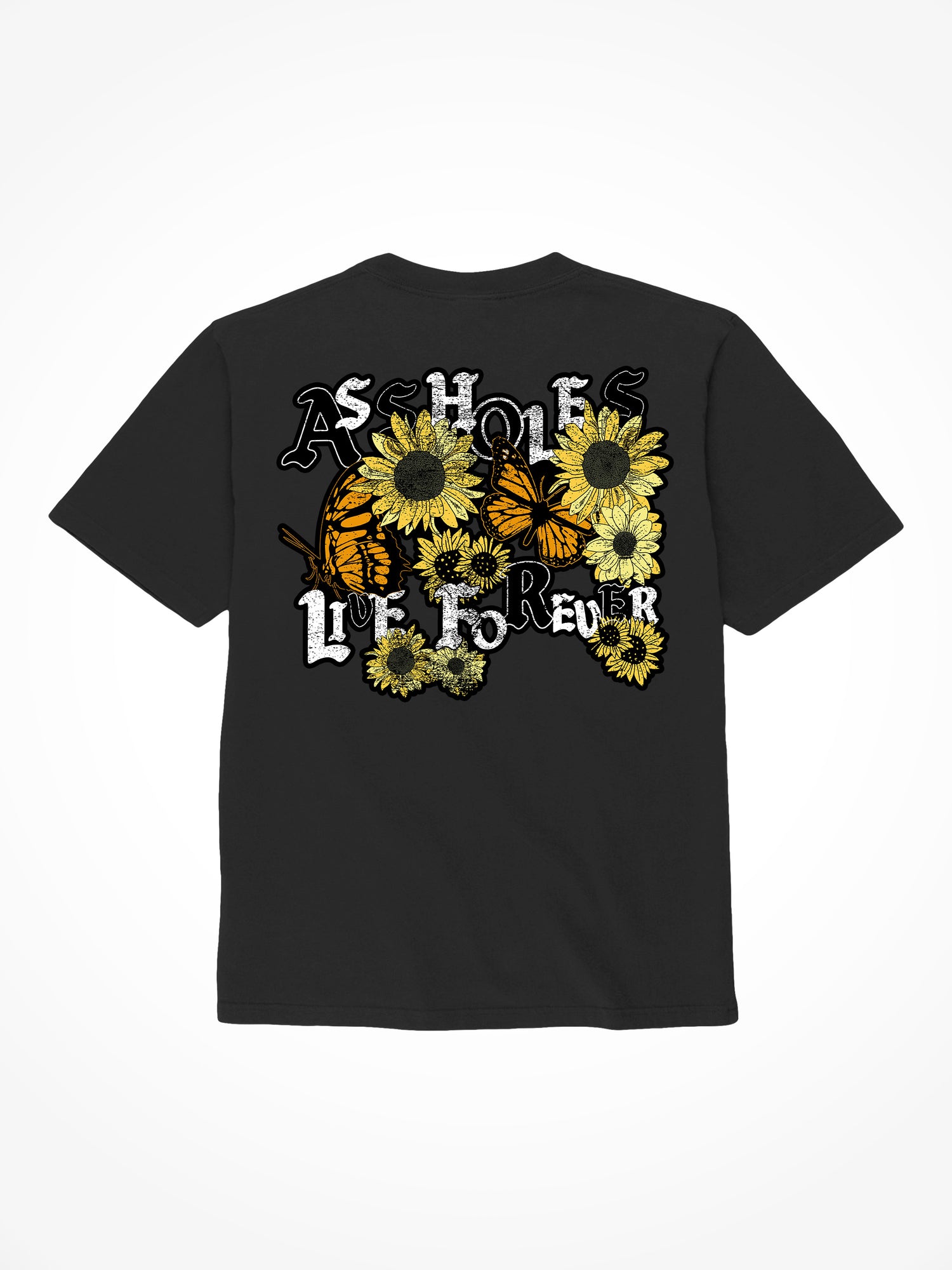 Summer Grunge - Black T-Shirt