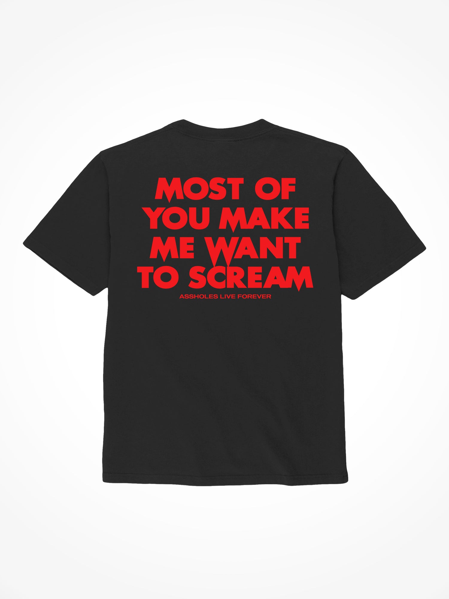 Make Me Want To Scream - Black T-Shirt
